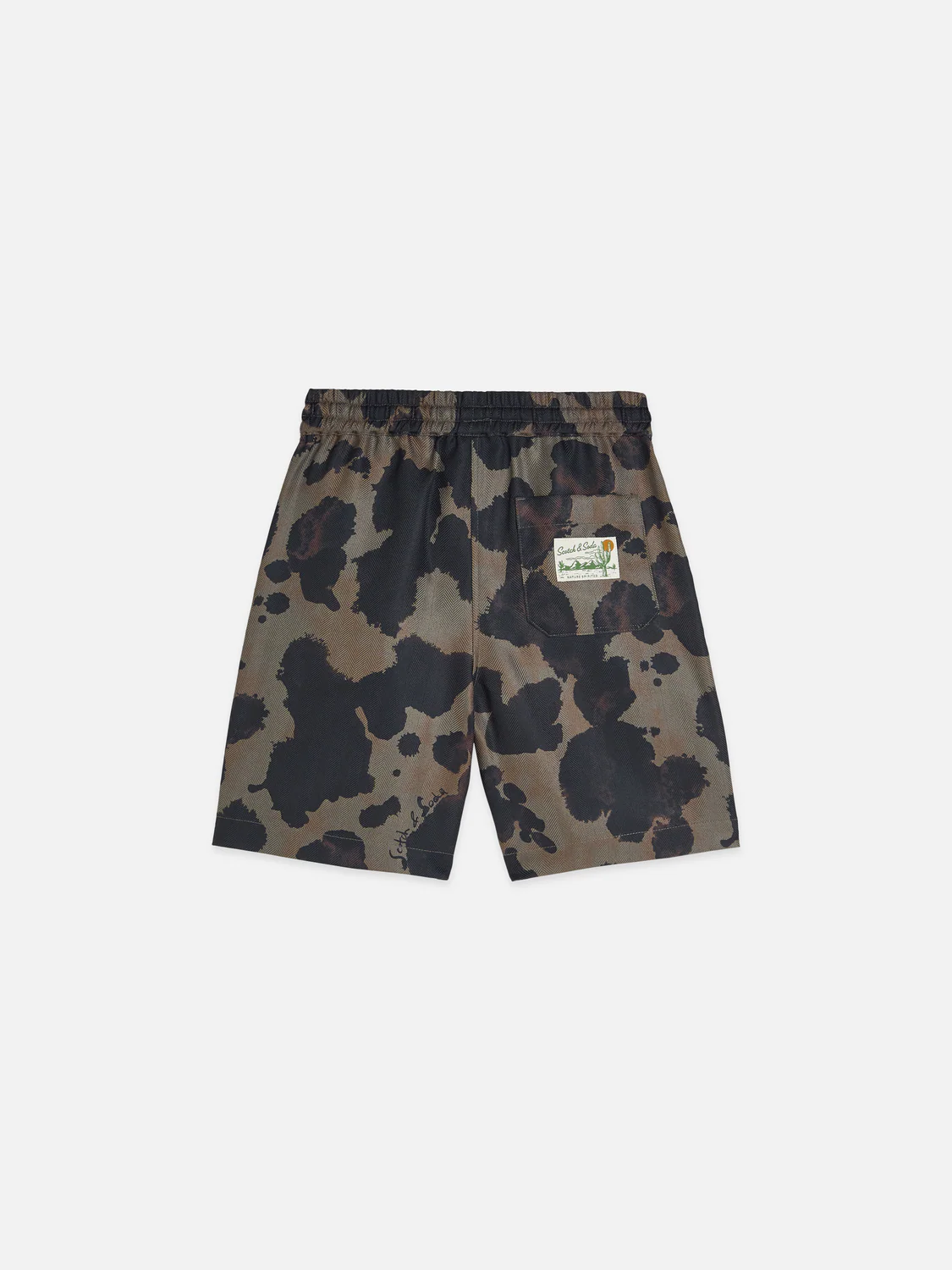 Boys linen blend printed shorts - Image 2
