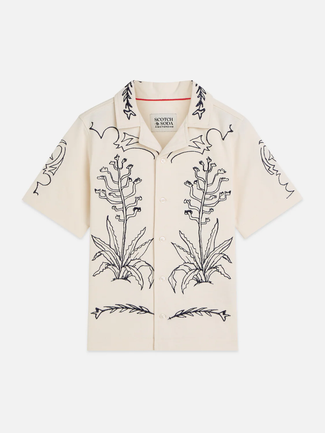Boys Placed print short sleeve shirt