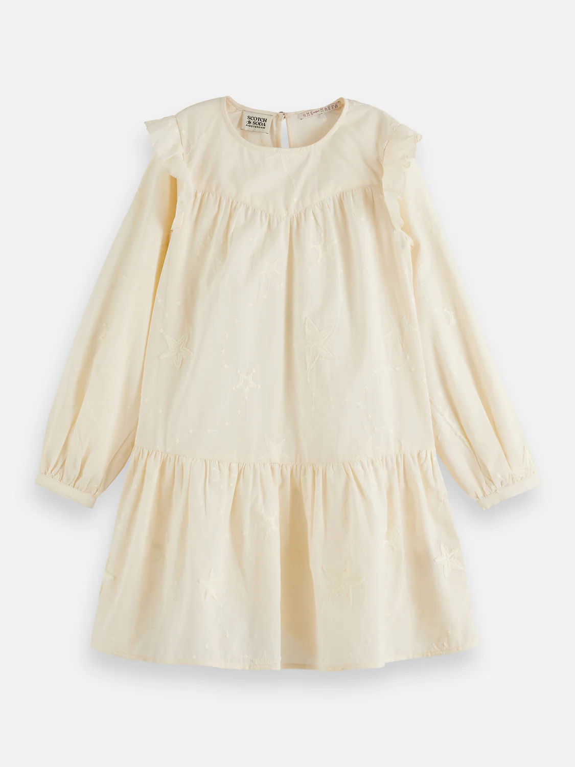 Girls embroidered long-sleeve dress - Image 5