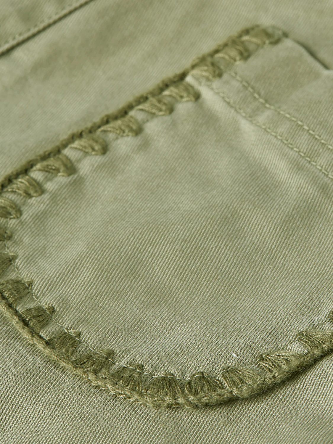 Girls Washed twill mini skirt - Image 3