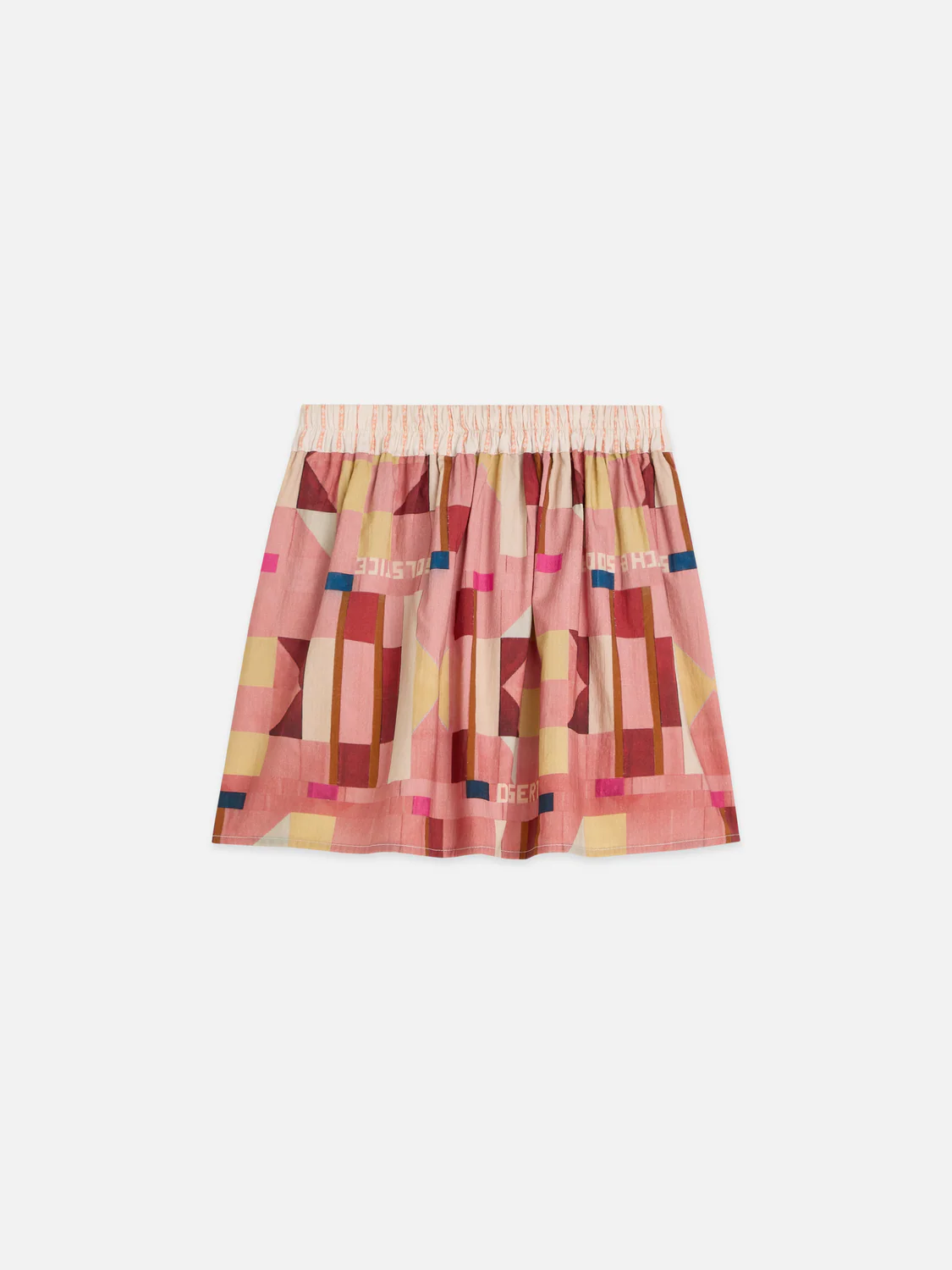 Girls Printed seersucker skirt - Image 2