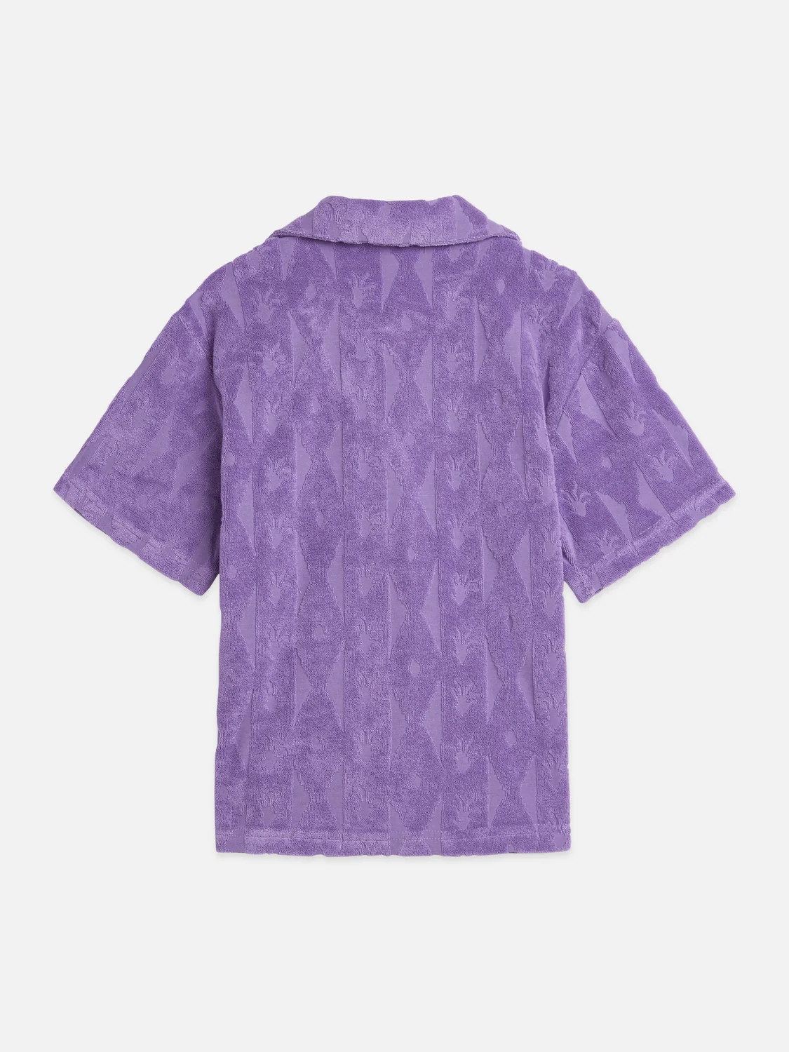 Girls jacquard towelling short sleeve shirt - Image 2
