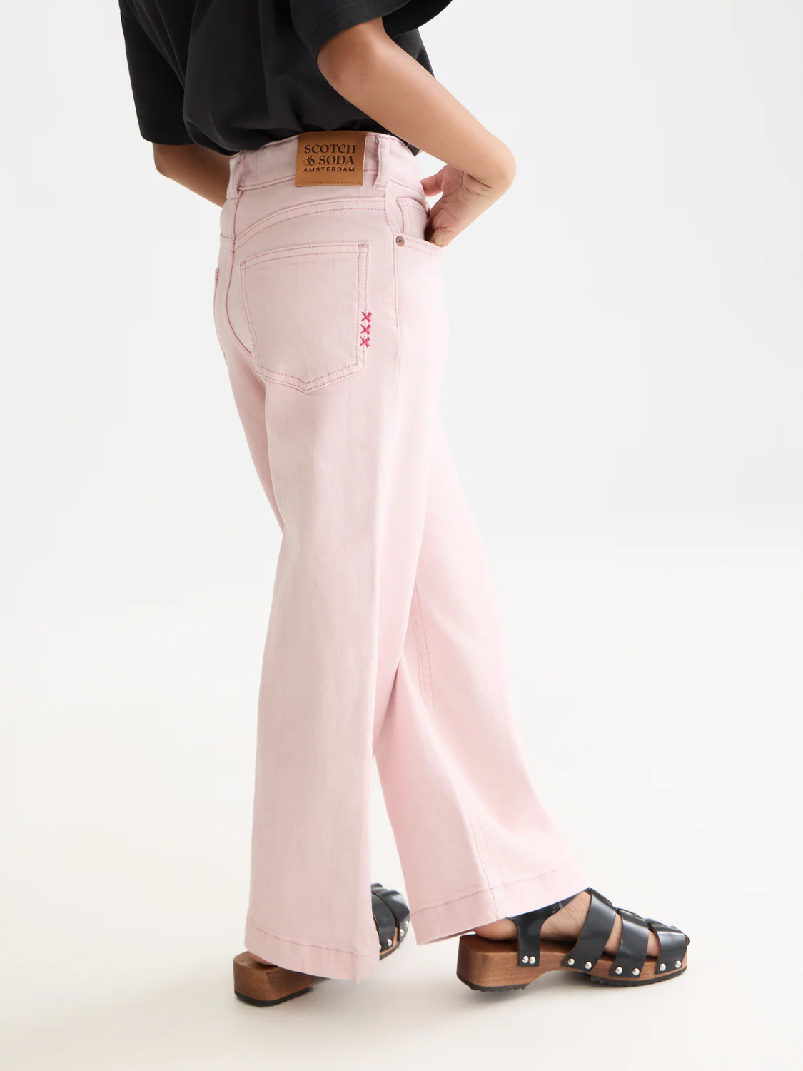 Girls The Wave wide leg denim - Image 4