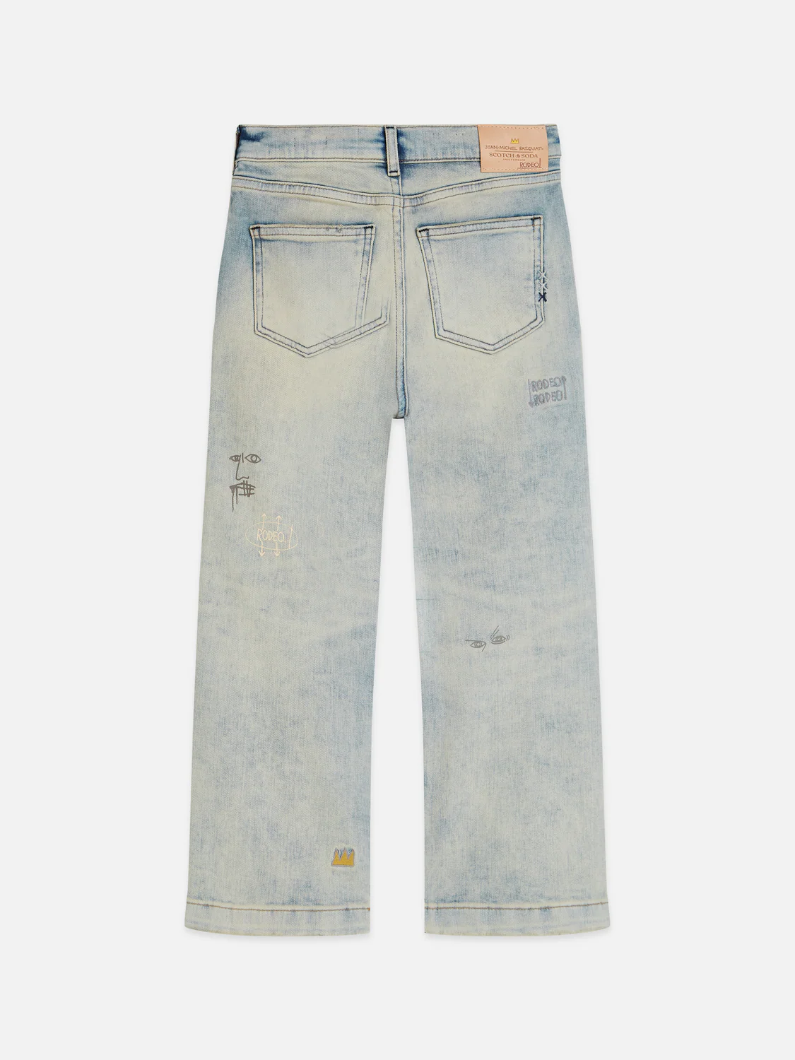 Scotch & Soda x Basquiat Girls' The Deep Loose Denim - Image 2