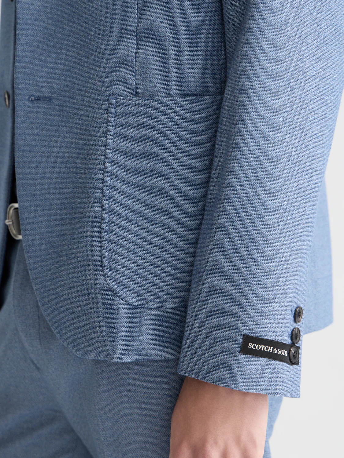 Structured weave blazer - Image 3