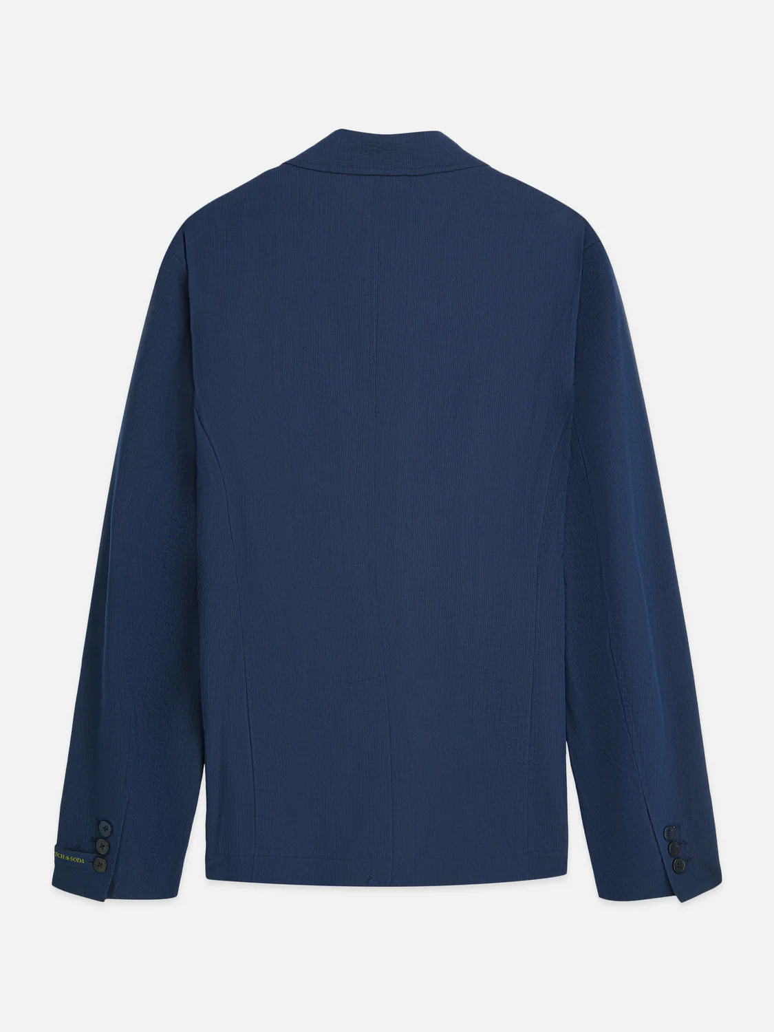 Unconstructed cotton-blend seersucker blazer - Image 6