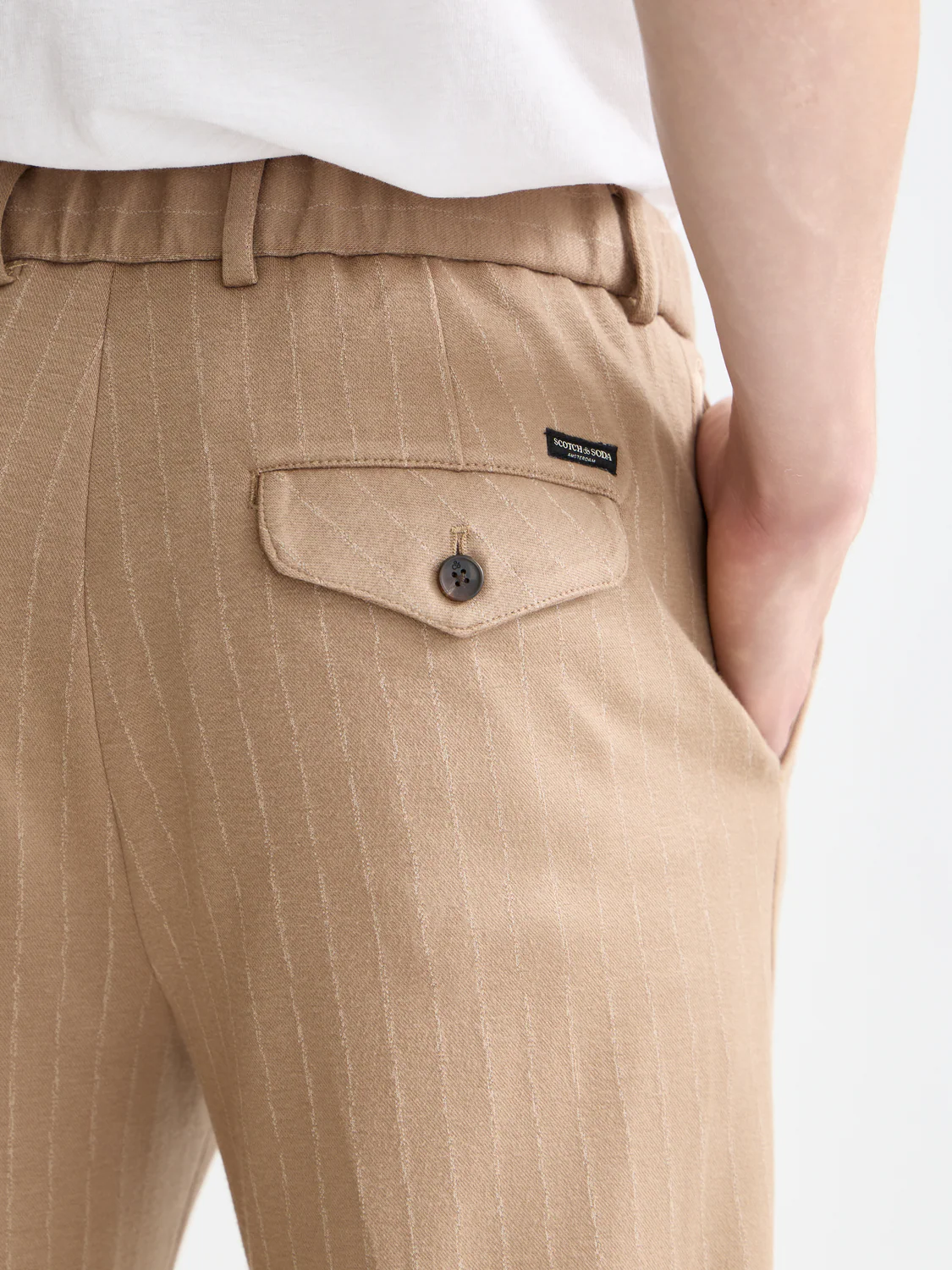 Finch tailored jersey yarn-dyed tapered jogger - Image 11