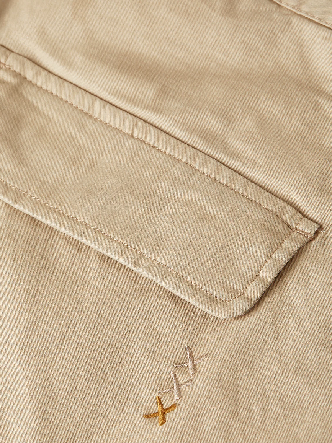 Stuart washed cotton-blend slim cargo - Image 7