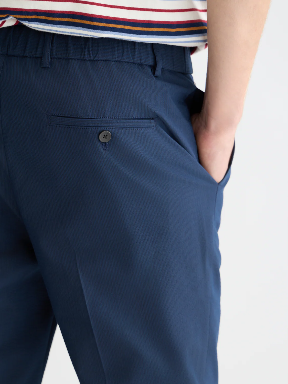 Warren seersucker cotton-blend straight jogger - Image 3