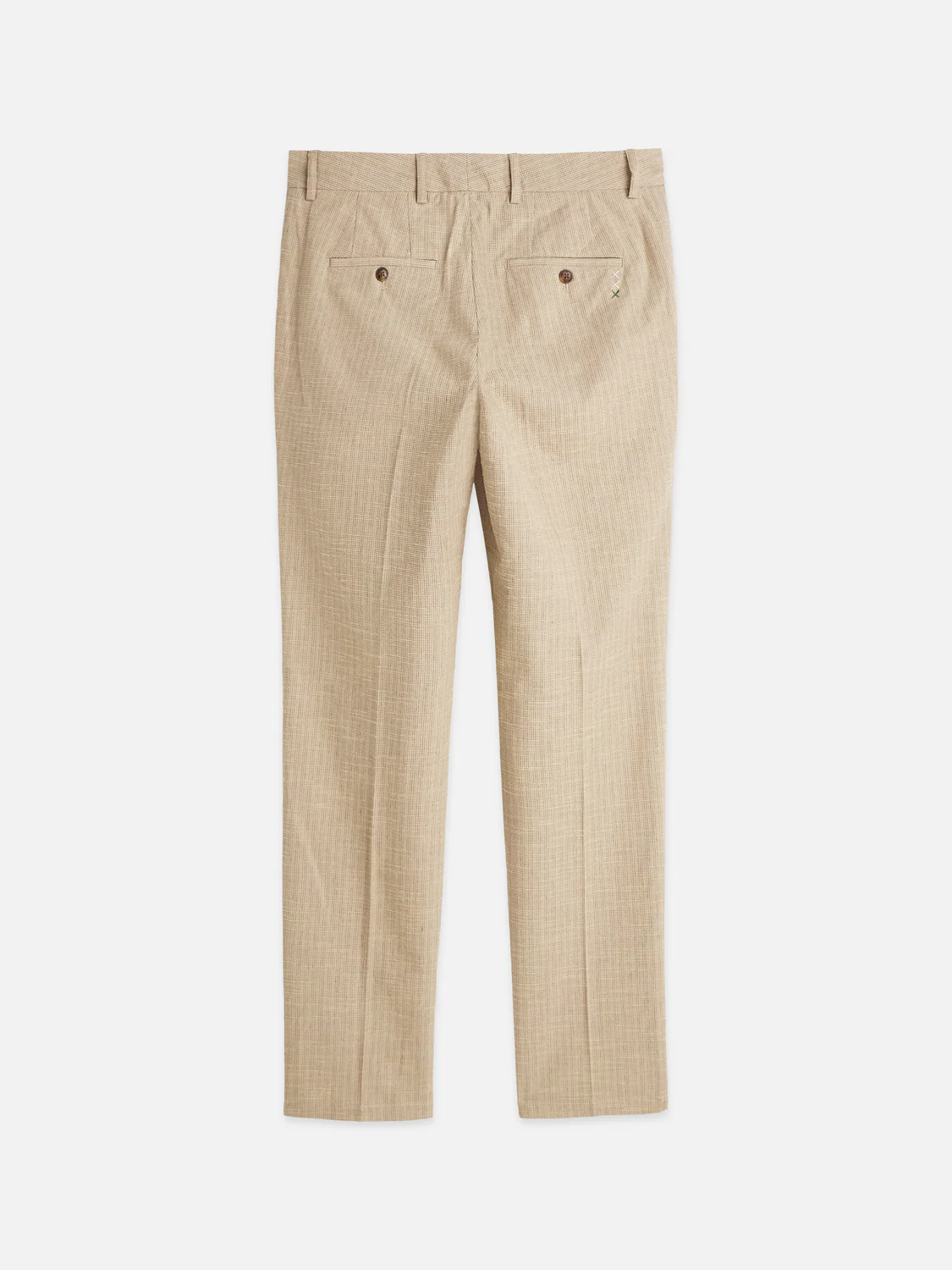 Stuart structured linen-blend slim chino - Image 6