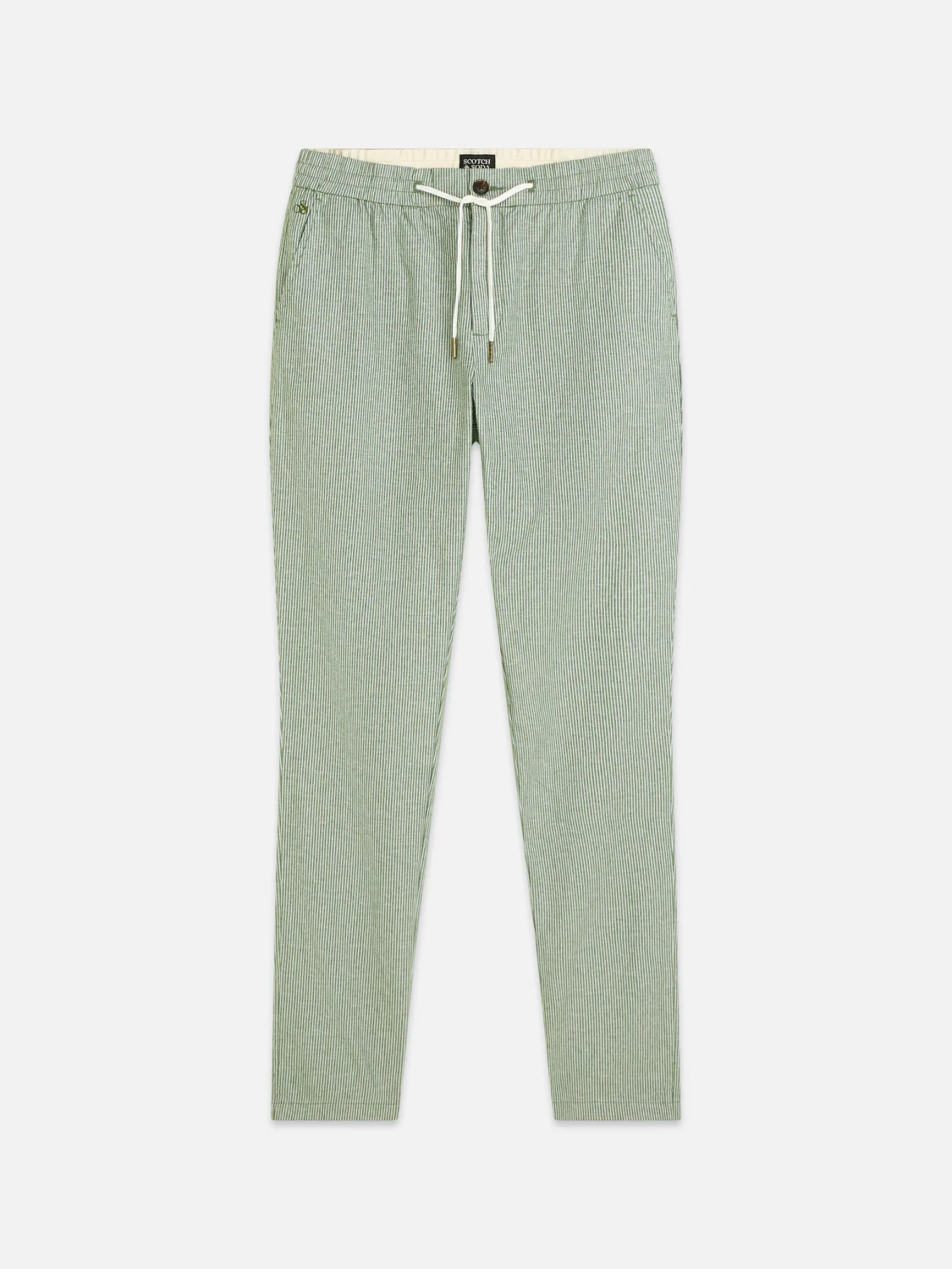 Warren striped cotton-linen straight jogger - Image 5