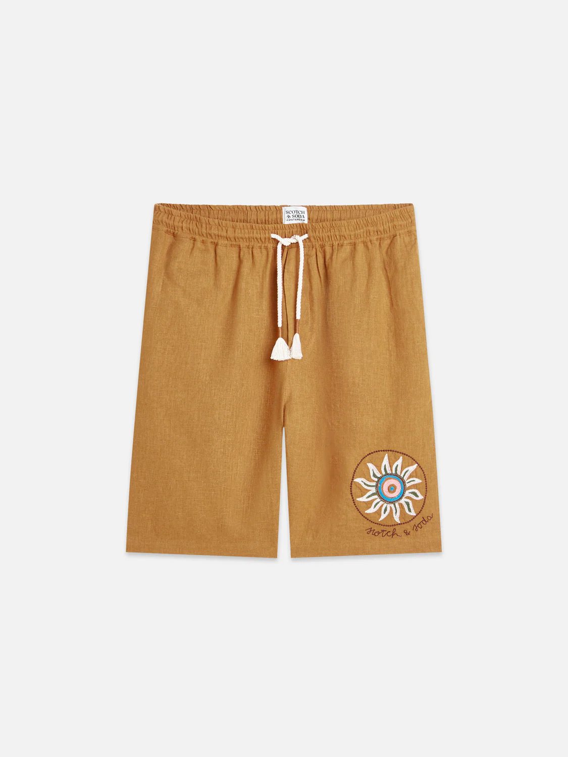 Embroidered wide bermuda shorts - Image 5