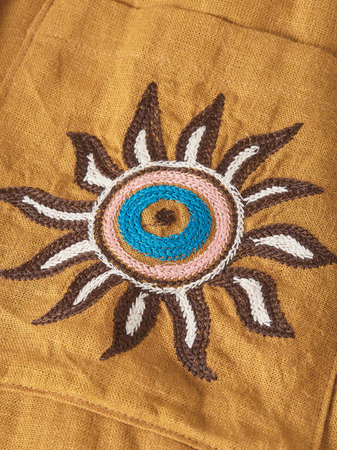 Embroidered wide bermuda shorts - Image 7