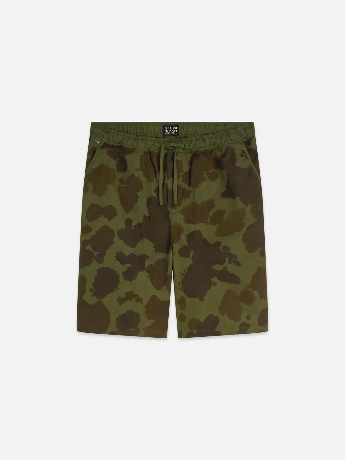 Printed poplin loose bermuda shorts - Image 5