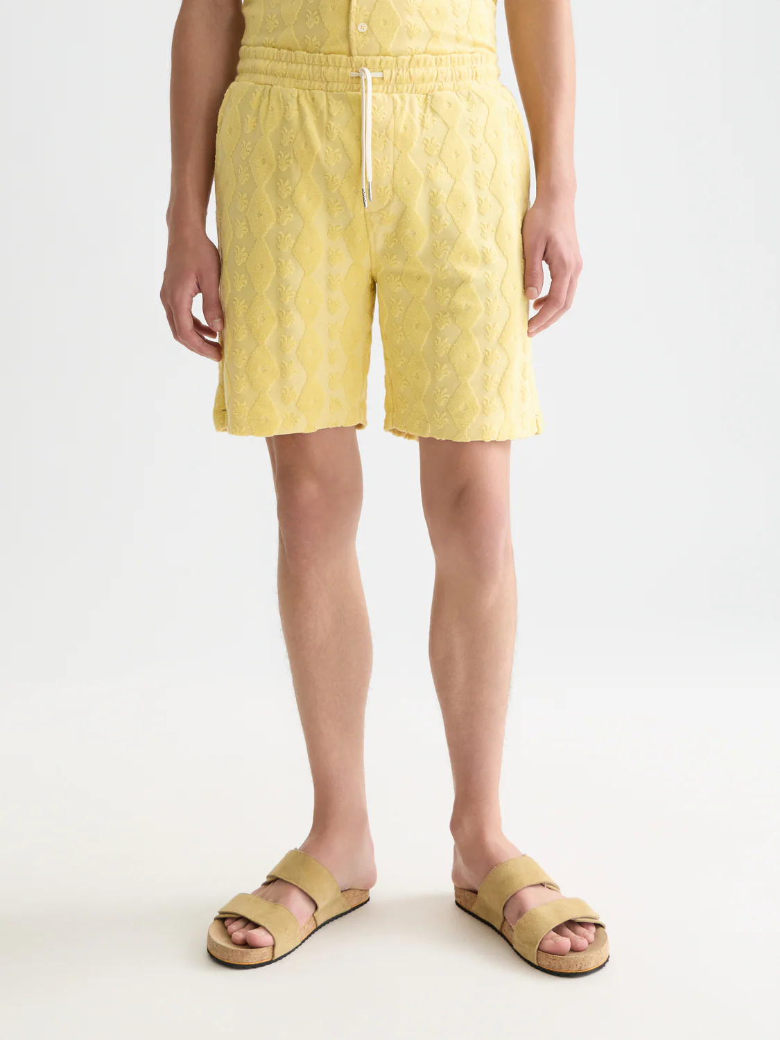 Fave terry jacquard relaxed bermuda shorts - Image 2