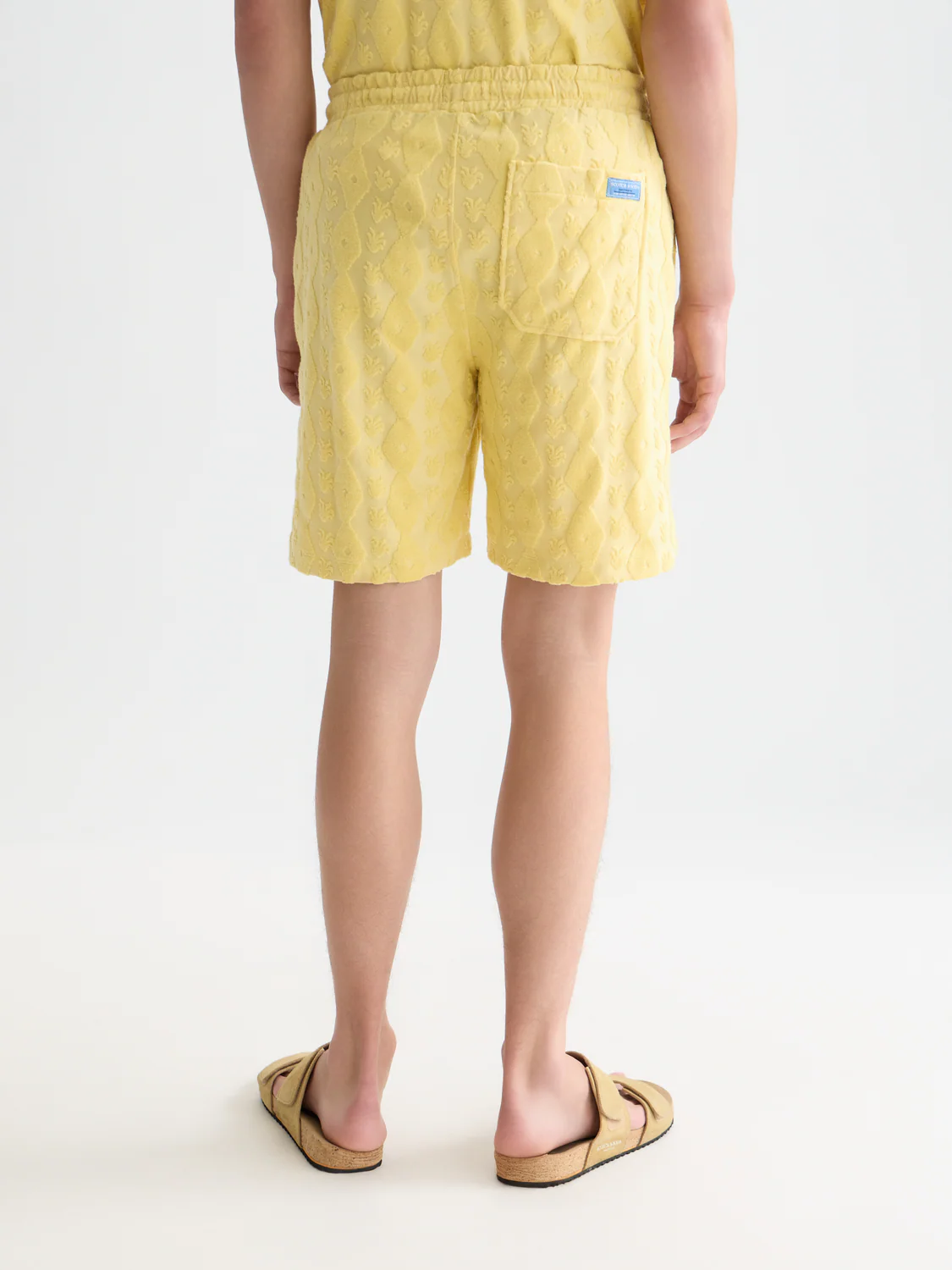 Fave terry jacquard relaxed bermuda shorts - Image 4