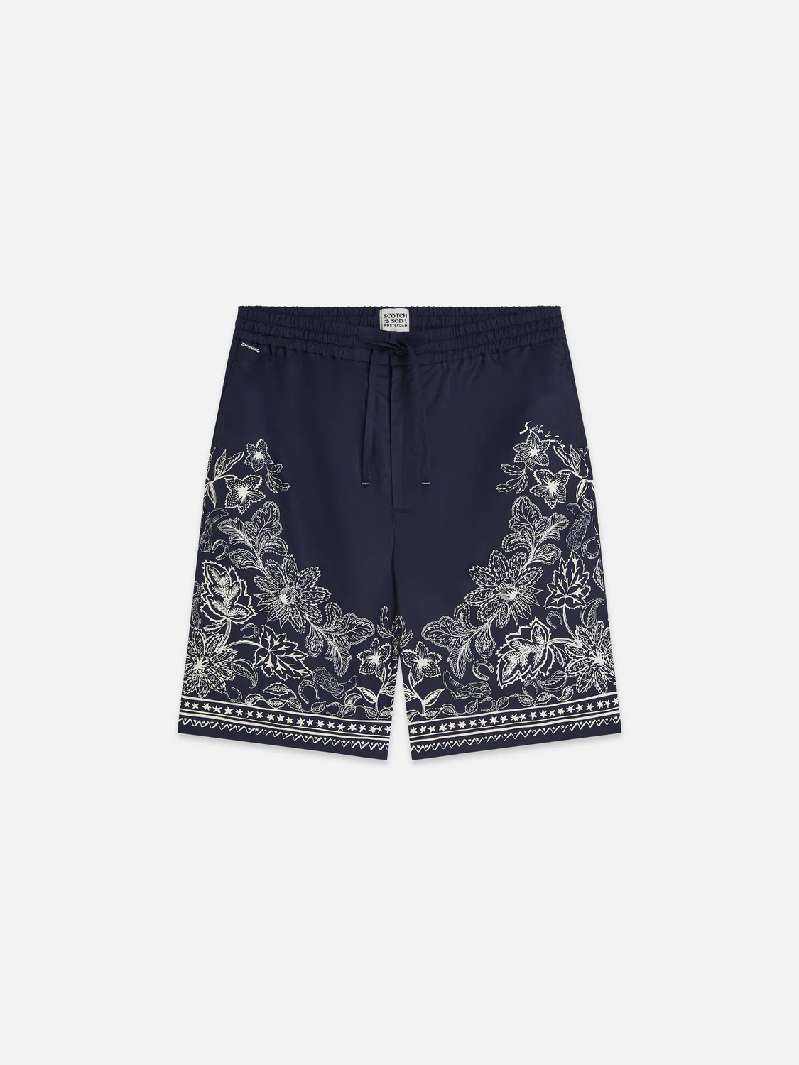 Printed wide bermuda shorts - Image 5