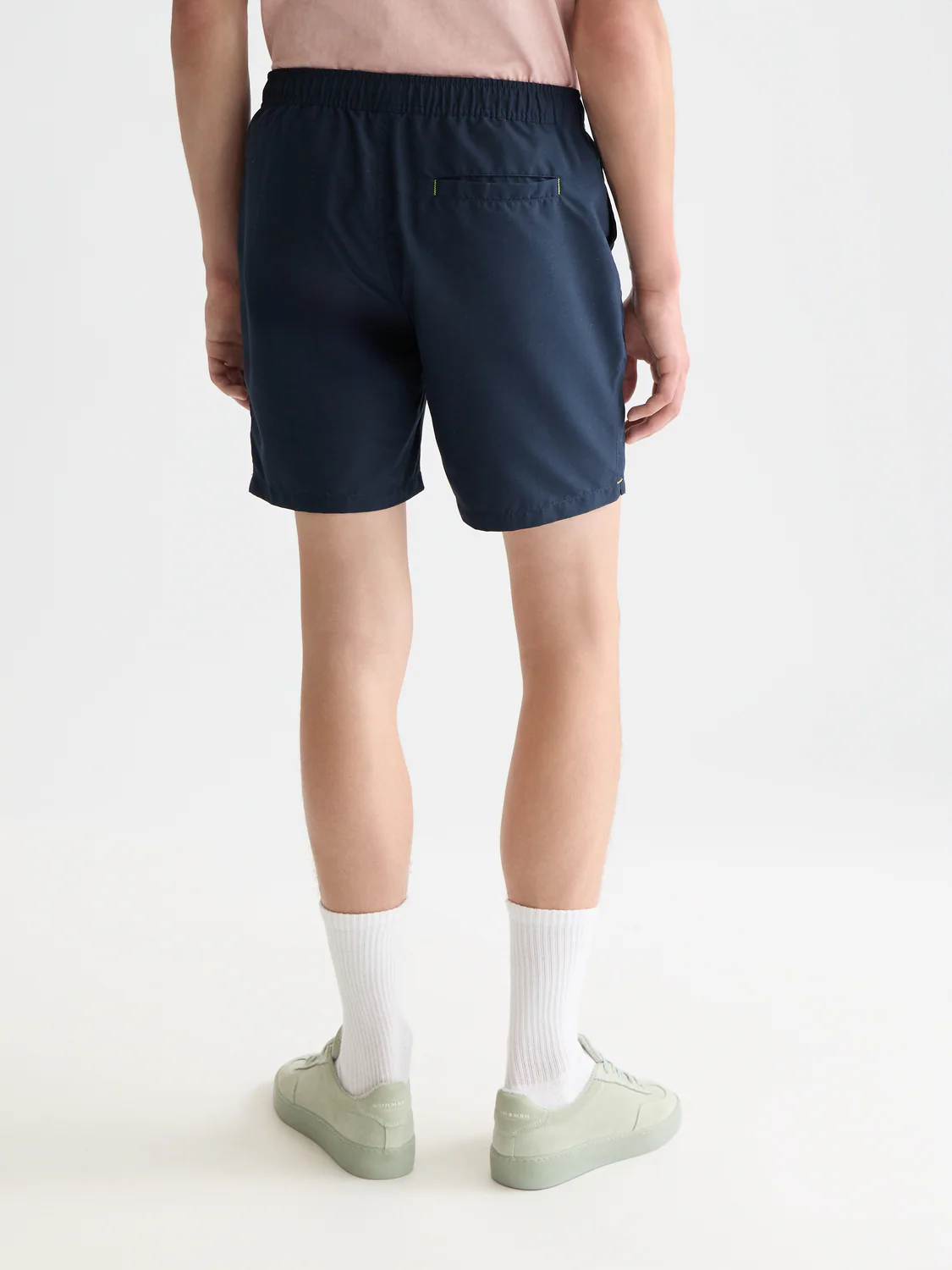 Solid midlength swim shorts - Image 11