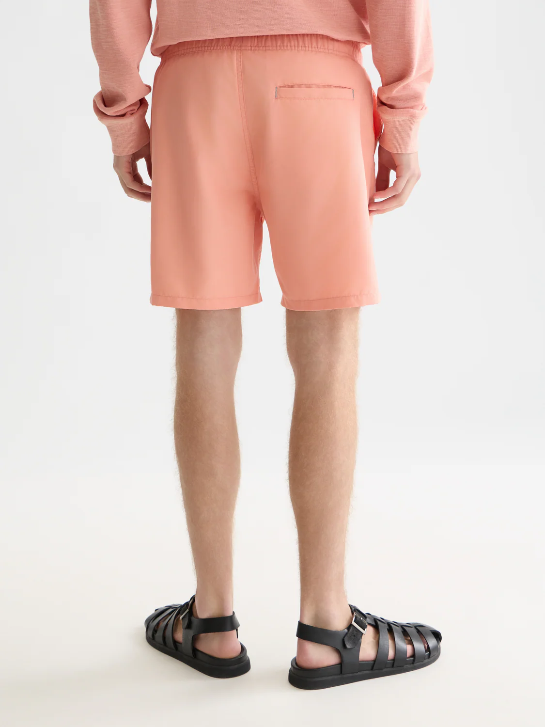 Solid midlength swim shorts - Image 25