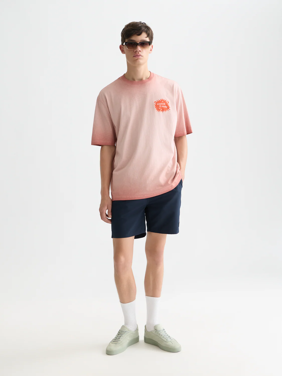 Solid midlength swim shorts - Image 8