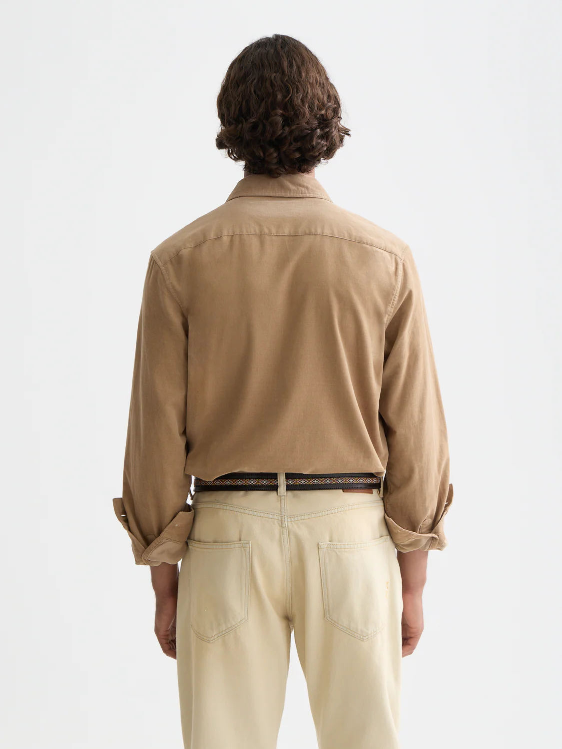 Lightweight corduroy regular-fit shirt - Image 4