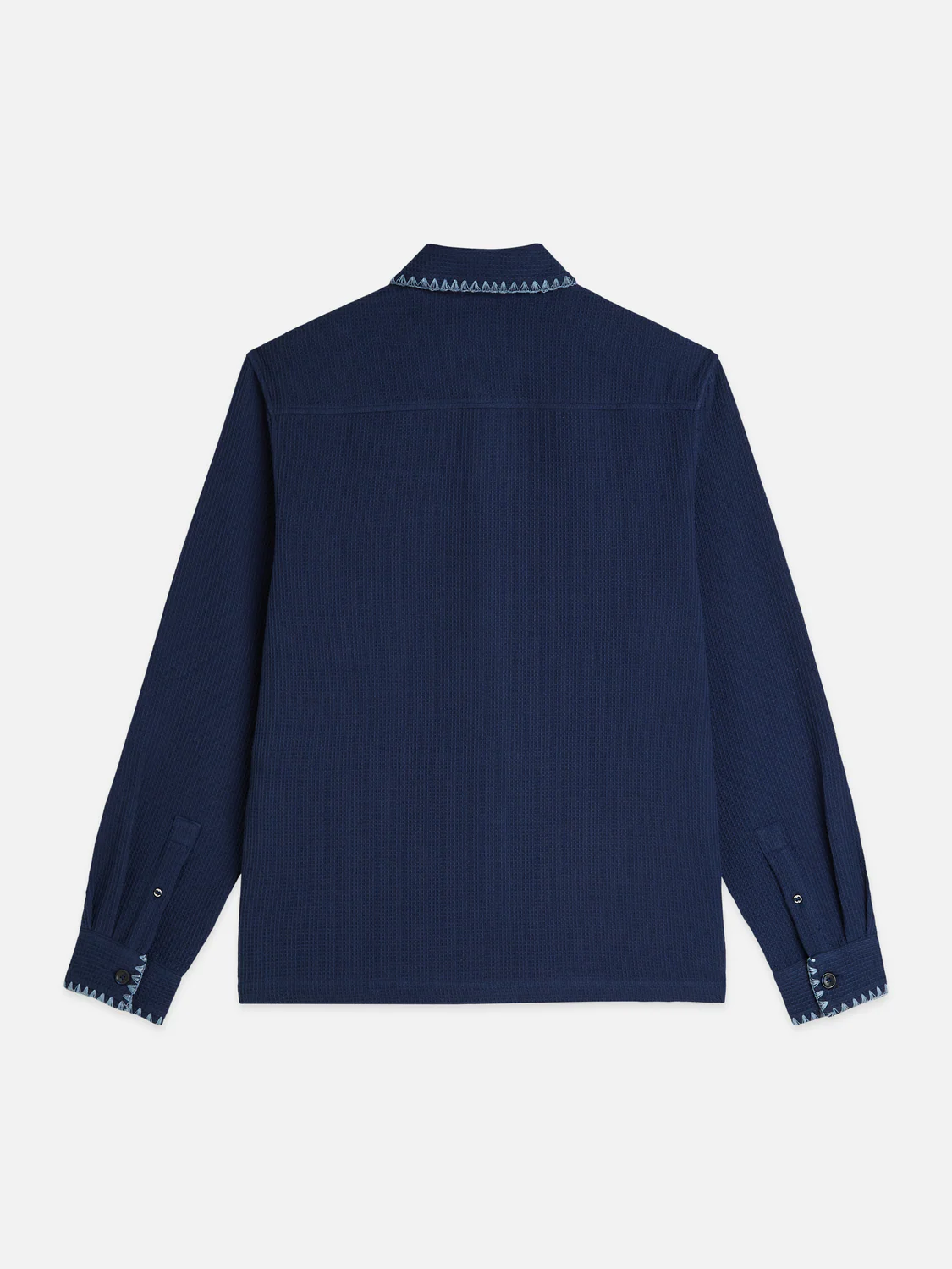 Waffle structure relaxed shirt - Image 6