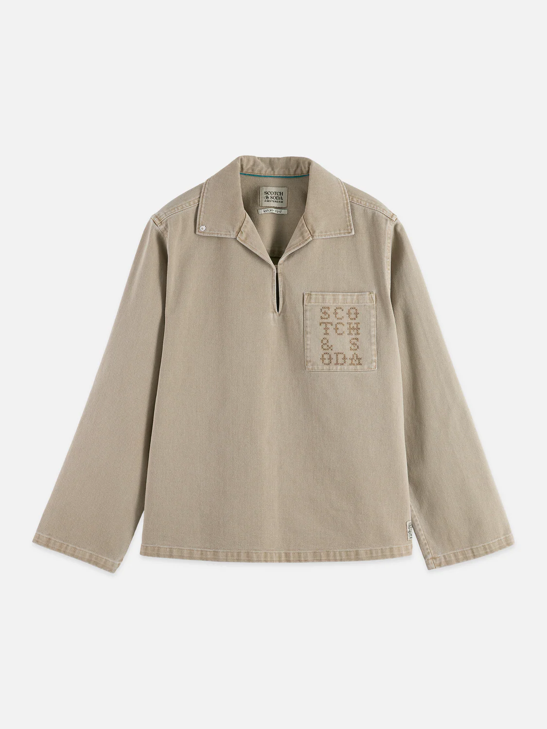 Half closure washed overshirt - Image 5