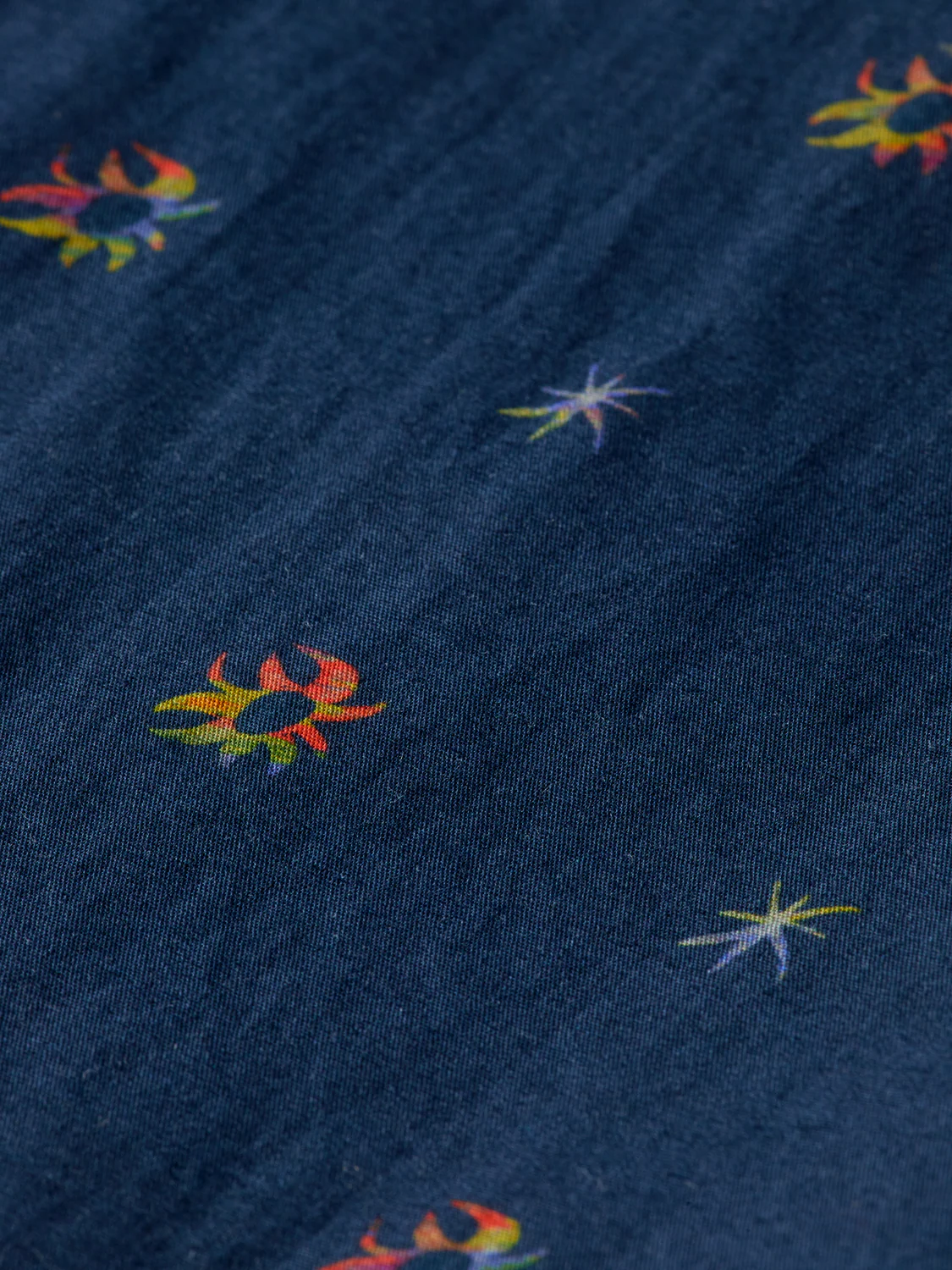 Printed cotton slim shirt - Image 7