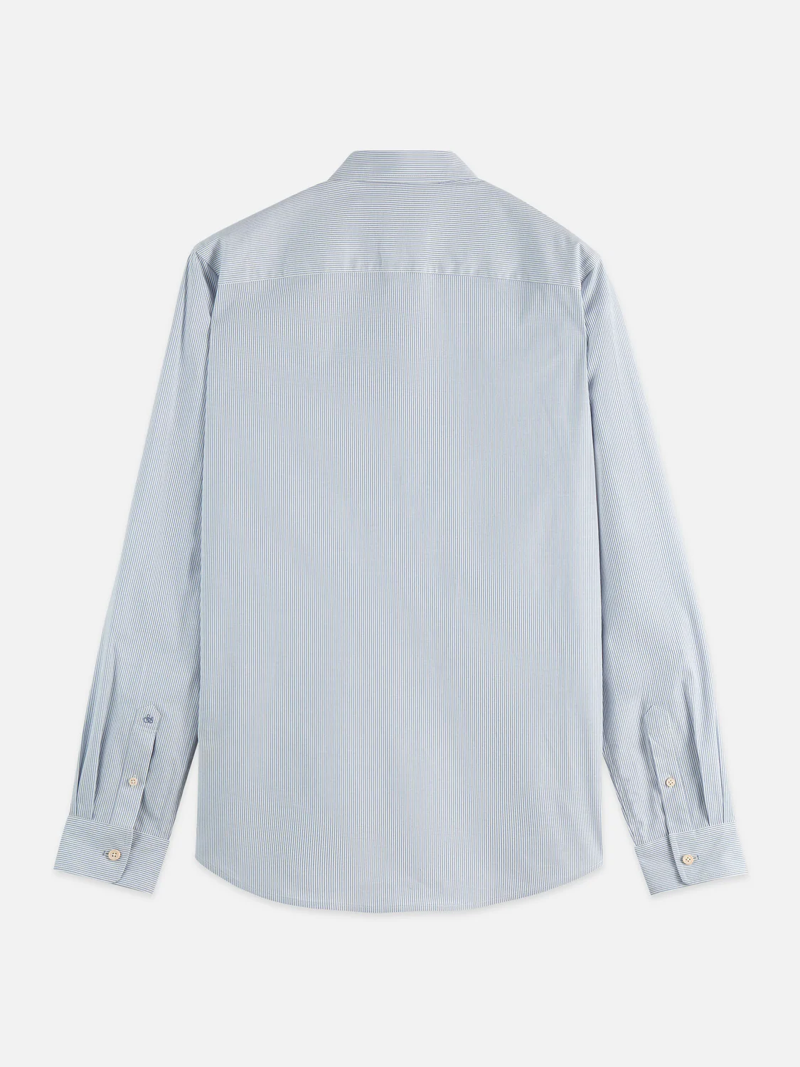 Striped slim poplin shirt - Image 6