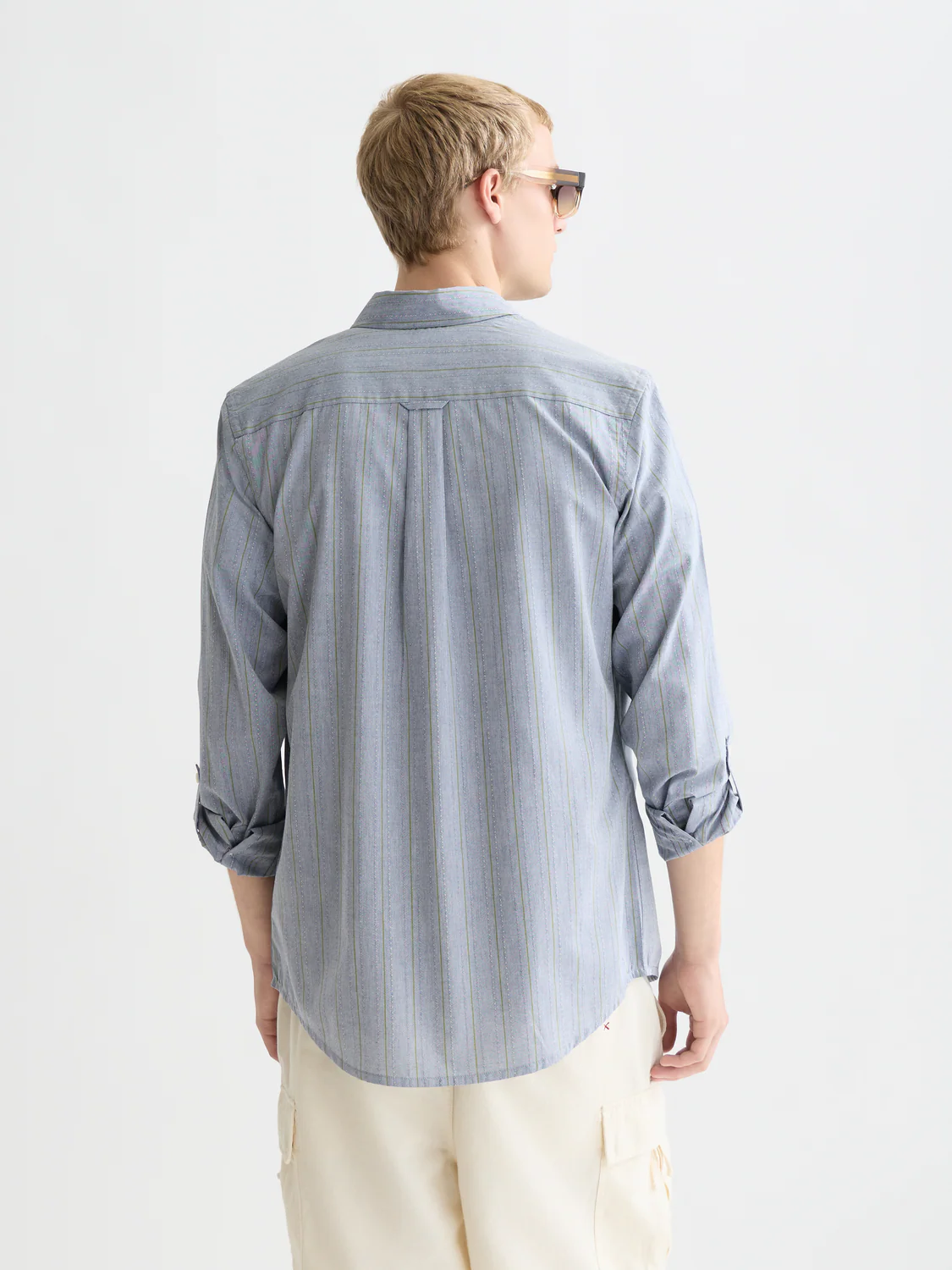 Yarn-dyed dobby shirt - Image 4