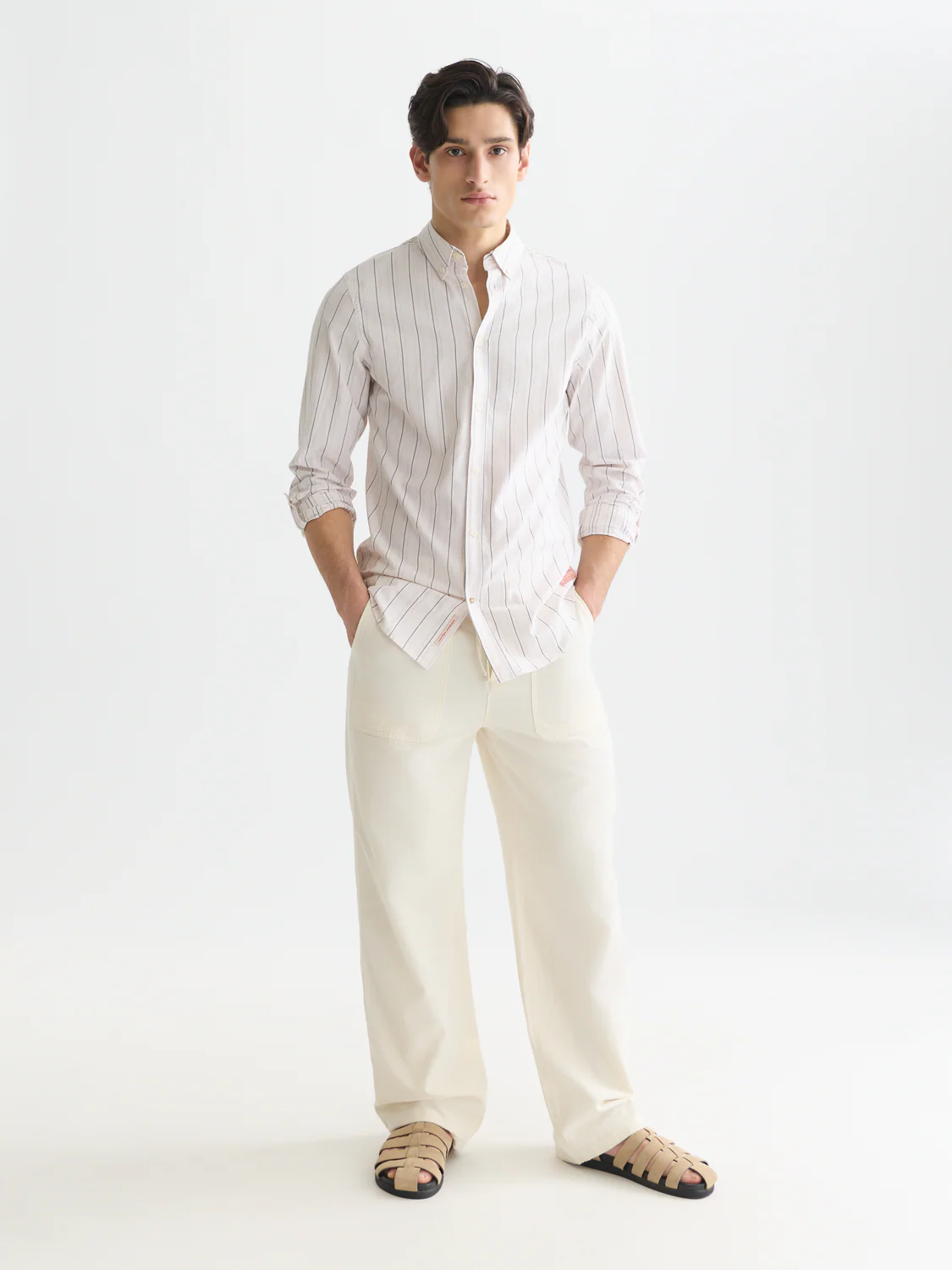 Yarn-dyed dobby shirt - Image 9