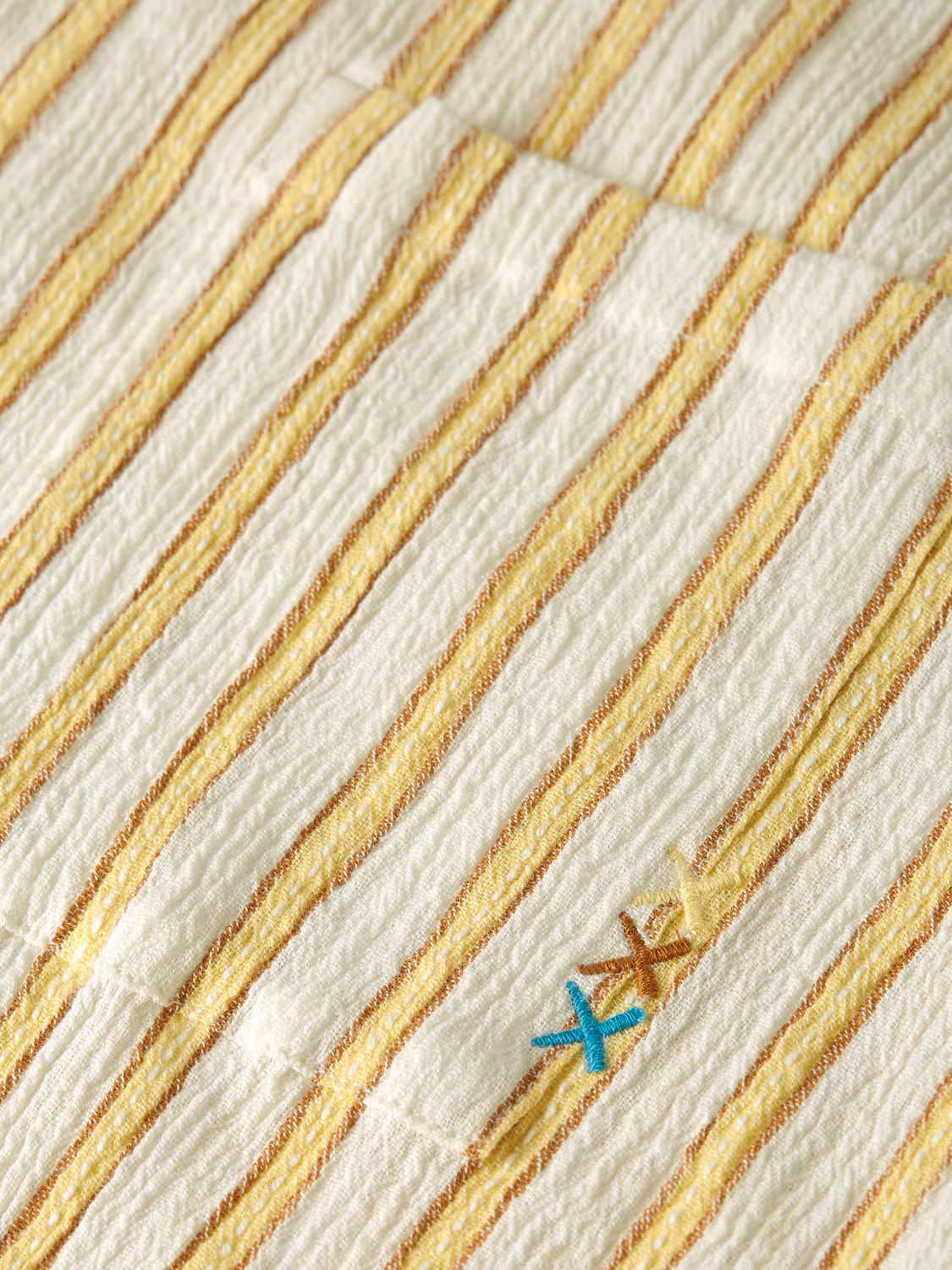 Striped crinkle structure shirt - Image 14