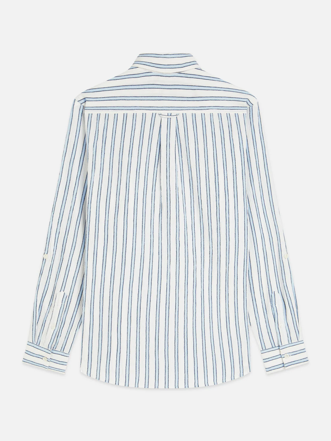 Striped crinkle structure shirt - Image 20