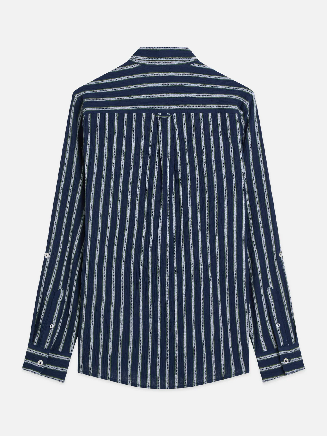 Striped crinkle structure shirt - Image 6