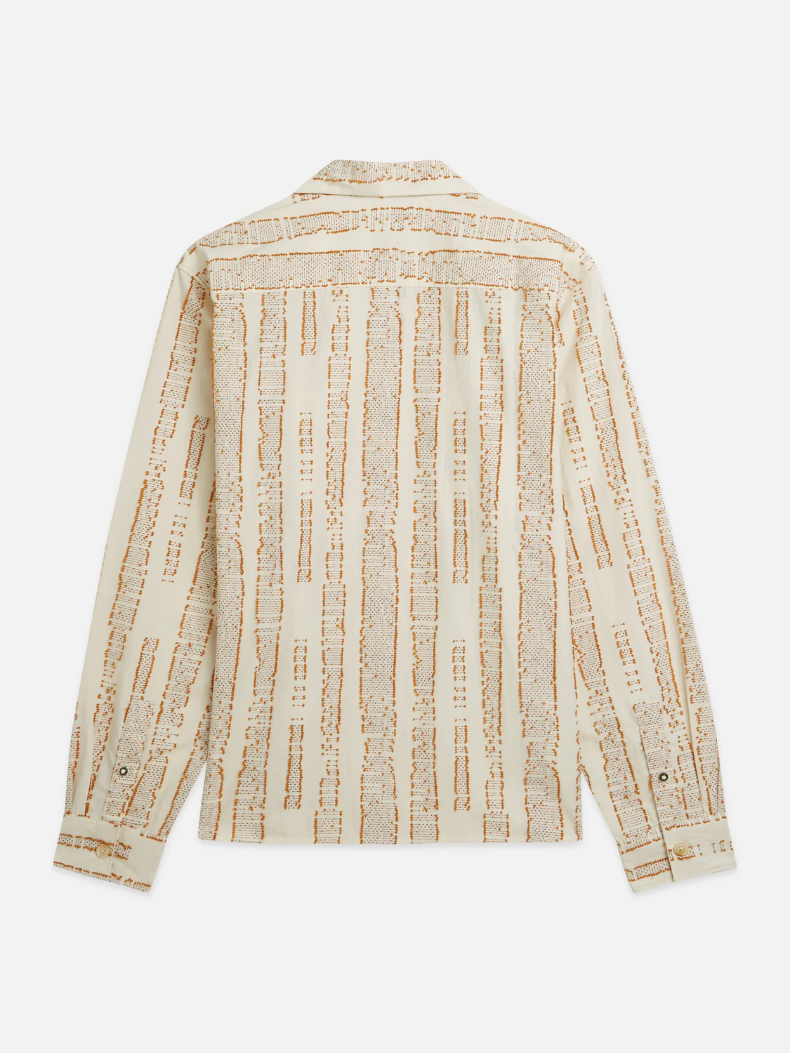 Jacquard structure relaxed shirt - Image 6