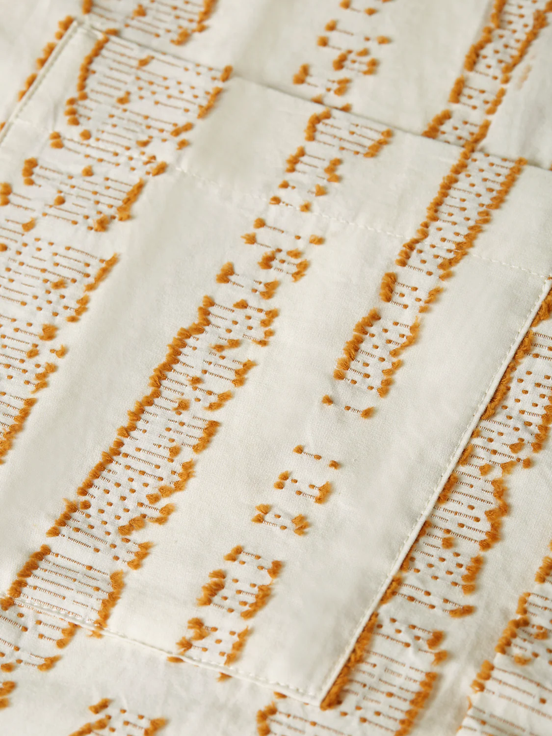 Jacquard structure relaxed shirt - Image 7