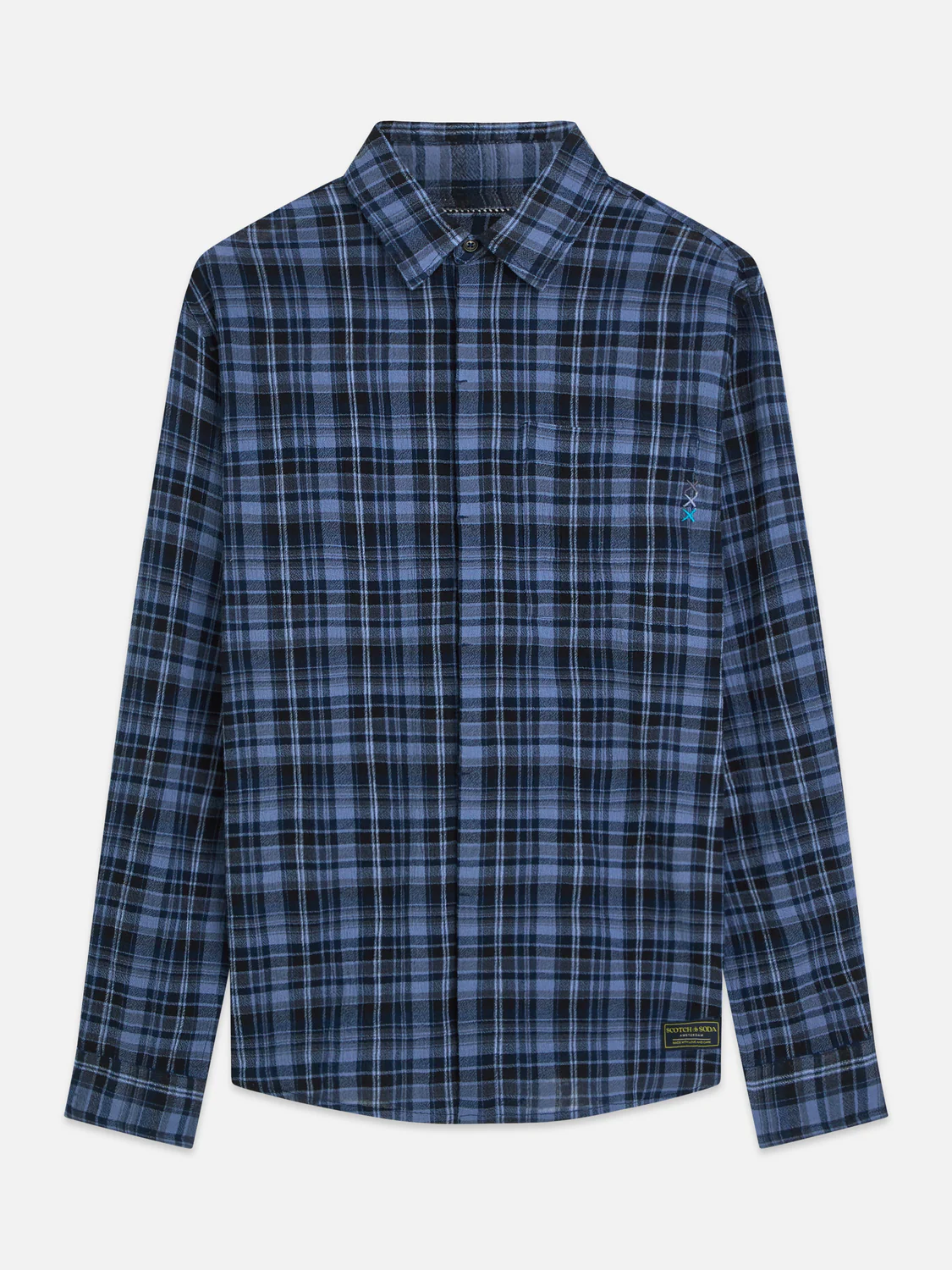 Flannel check relaxed shirt - Image 5