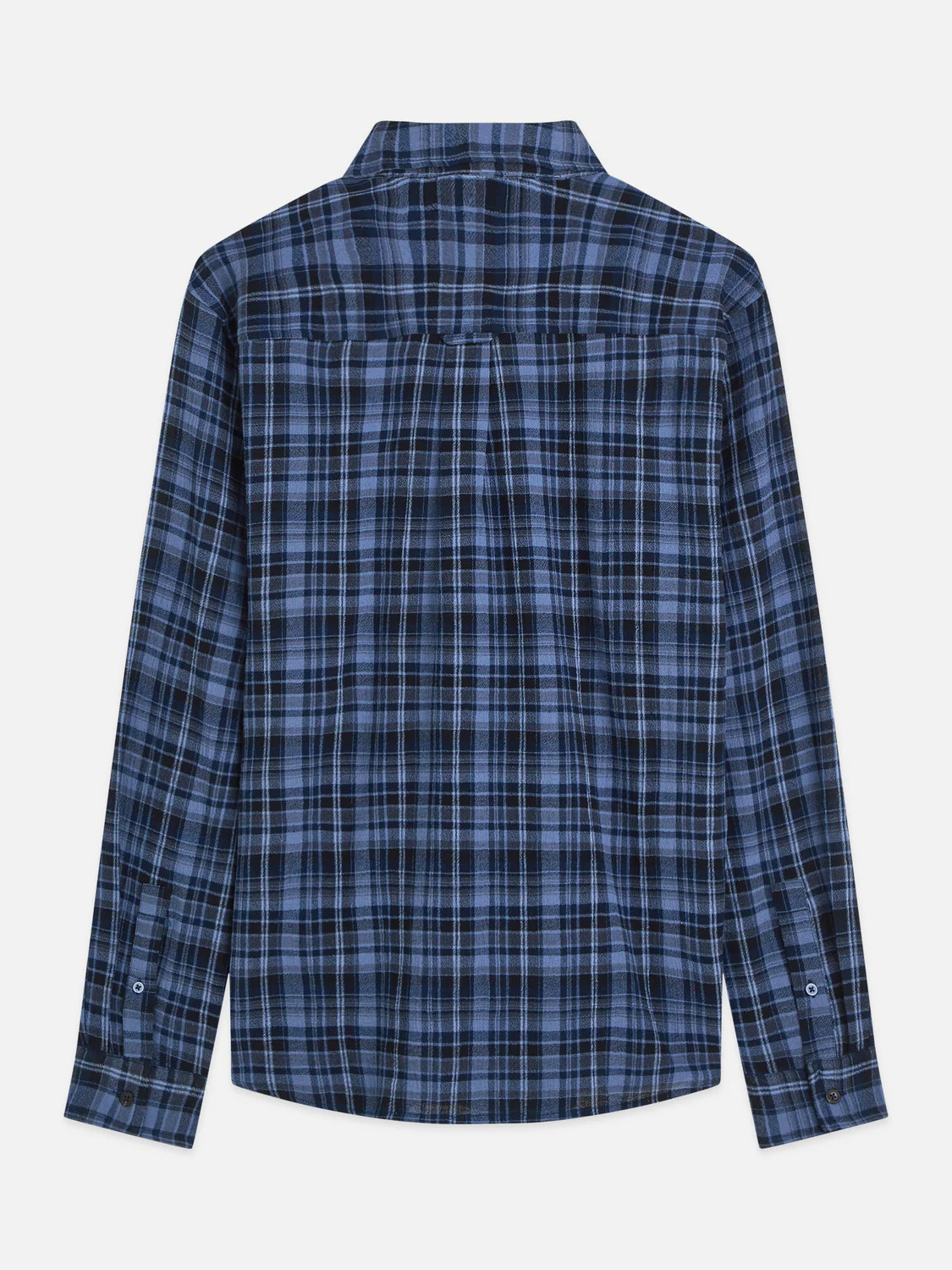 Flannel check relaxed shirt - Image 6