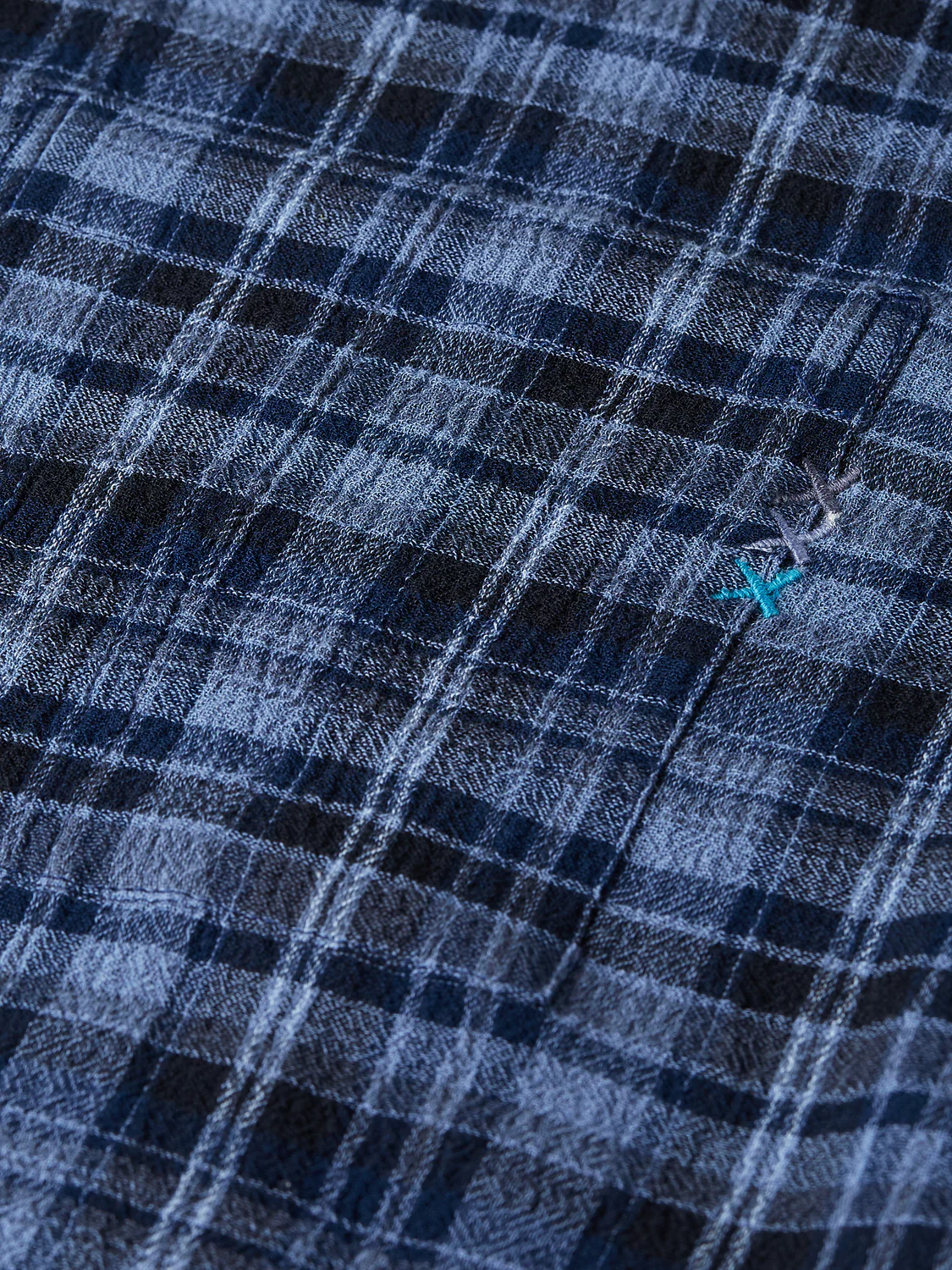 Flannel check relaxed shirt - Image 7