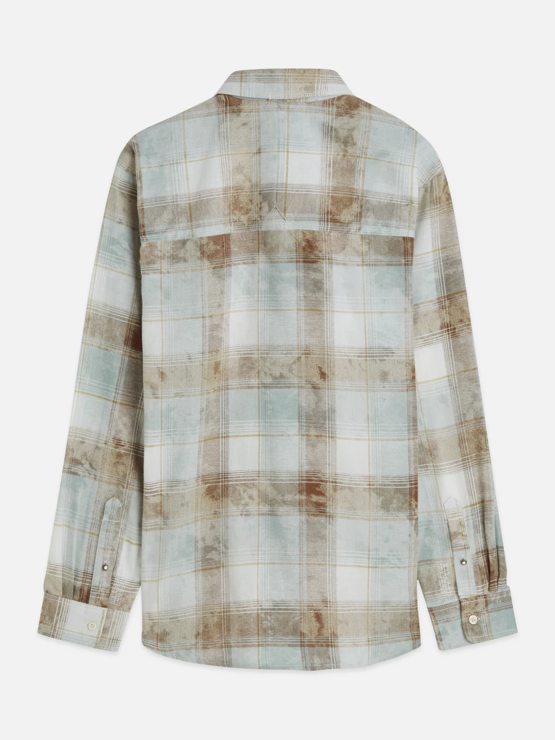 Washed check relaxed shirt - Image 6
