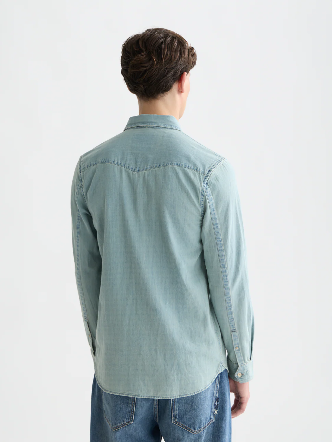Western denim shirt - Image 4