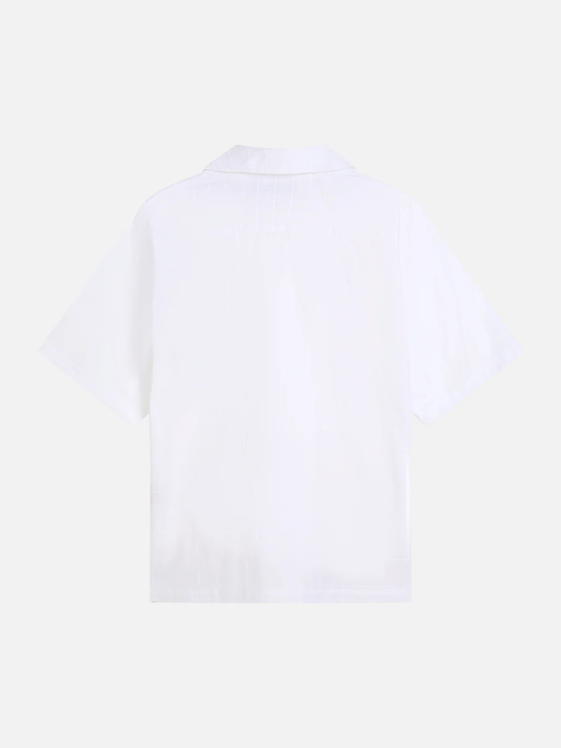 Embroidered structured relaxed short sleeve shirt - Image 13