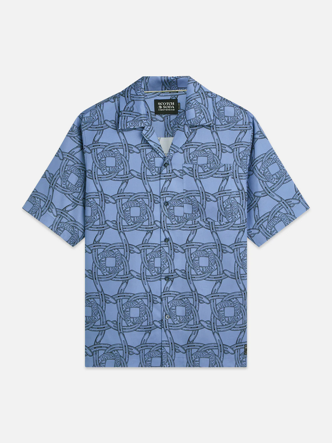 Printed relaxed short sleeve shirt - Image 5