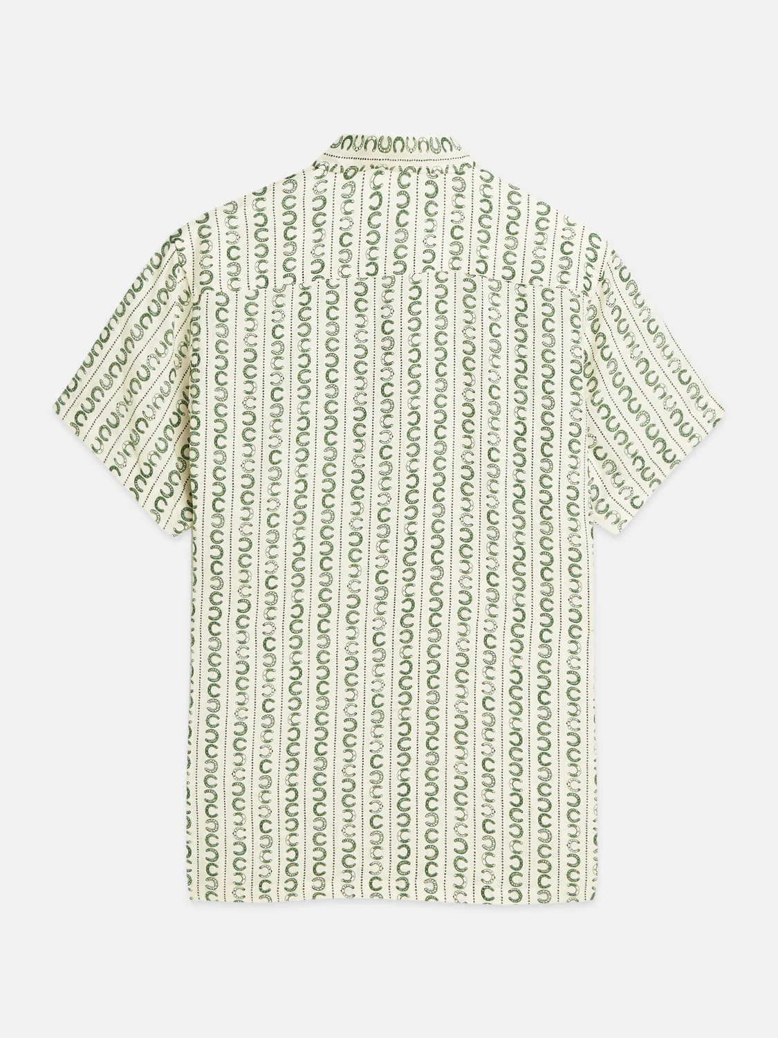 Printed linen short sleeve shirt - Image 6