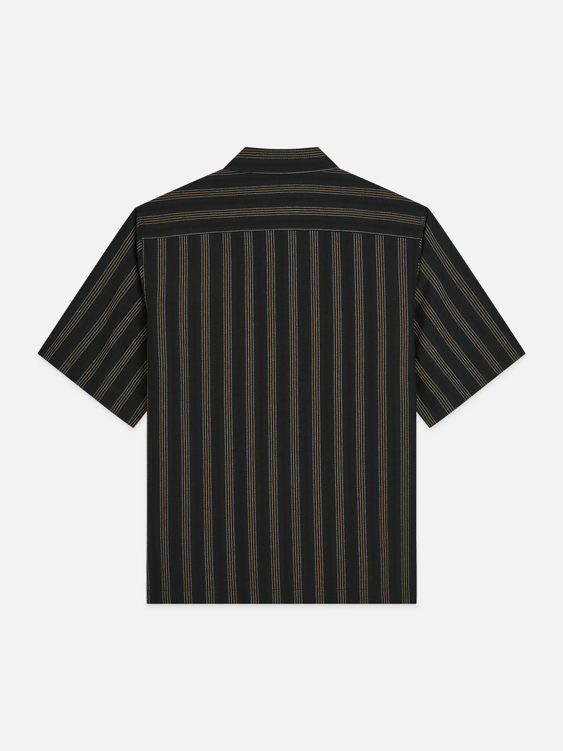 Structured stripe relaxed short sleeve shirt - Image 6