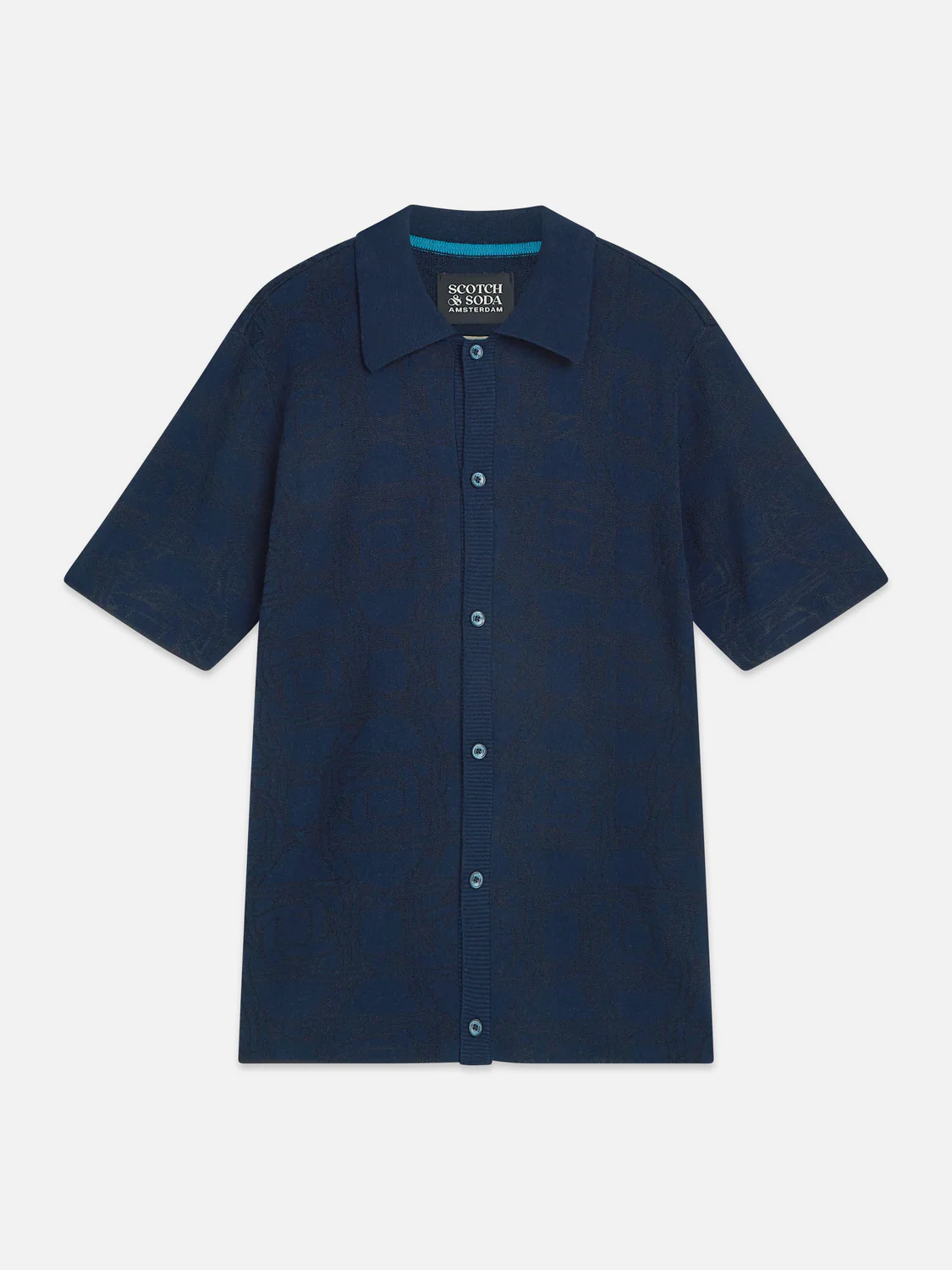 Knitted short sleeve shirt - Image 5