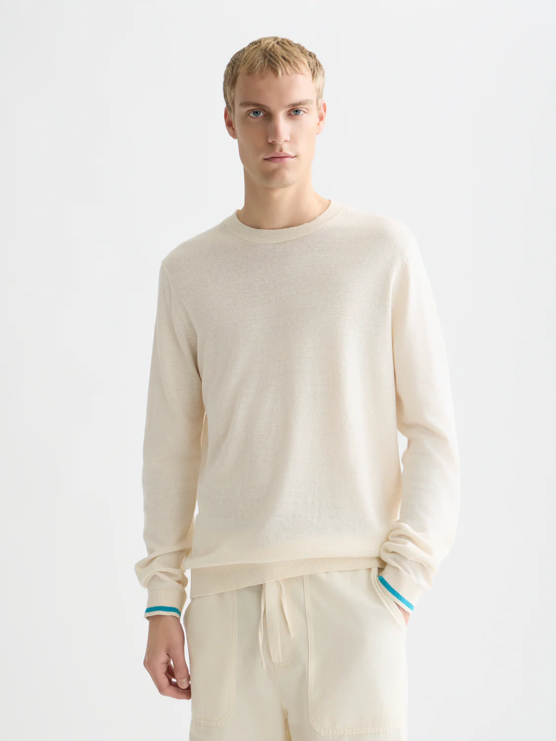 Linen blend pullover - Image 8