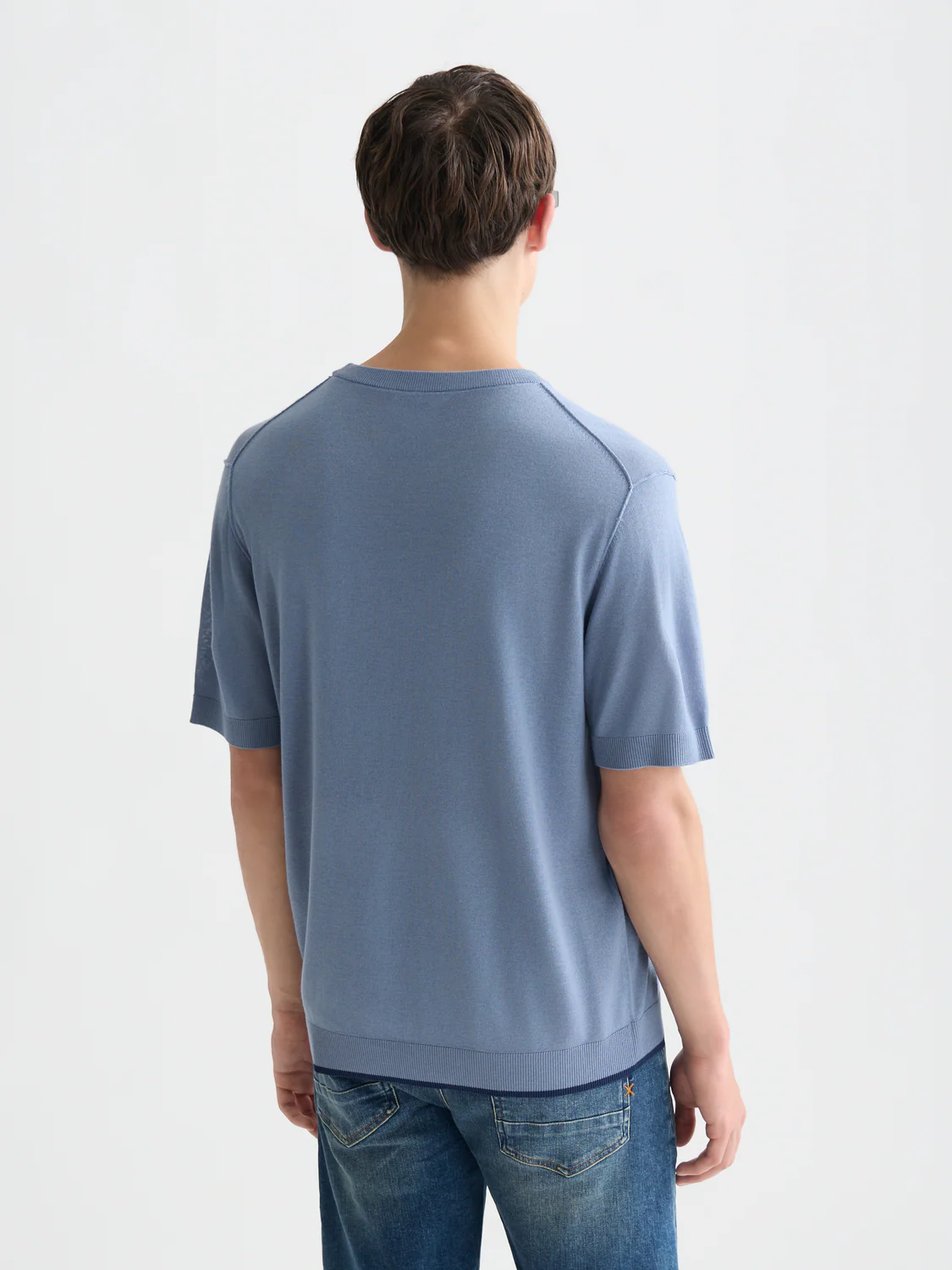 Knitted relaxed T-shirt - Image 11