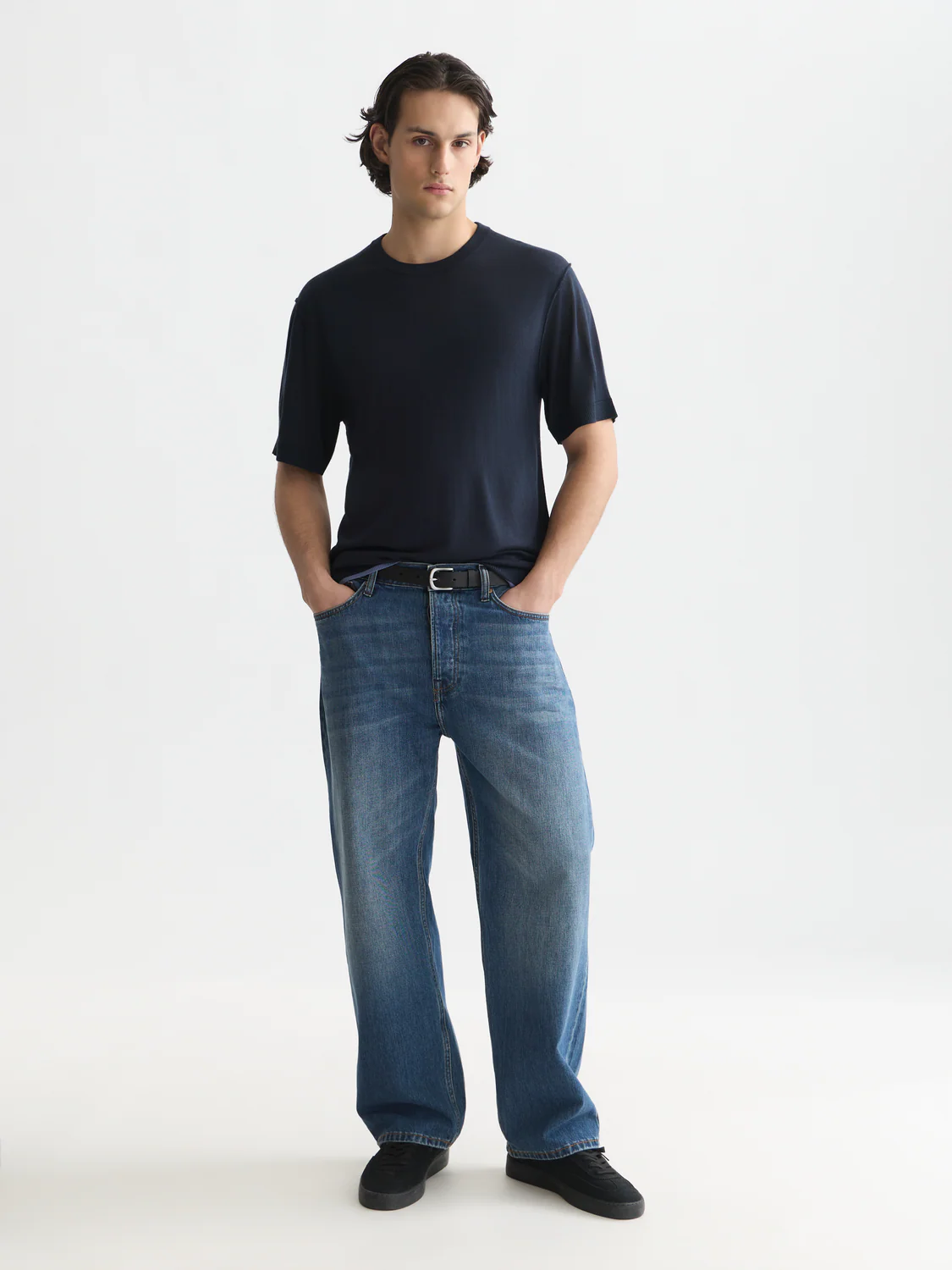 Knitted relaxed T-shirt - Image 16