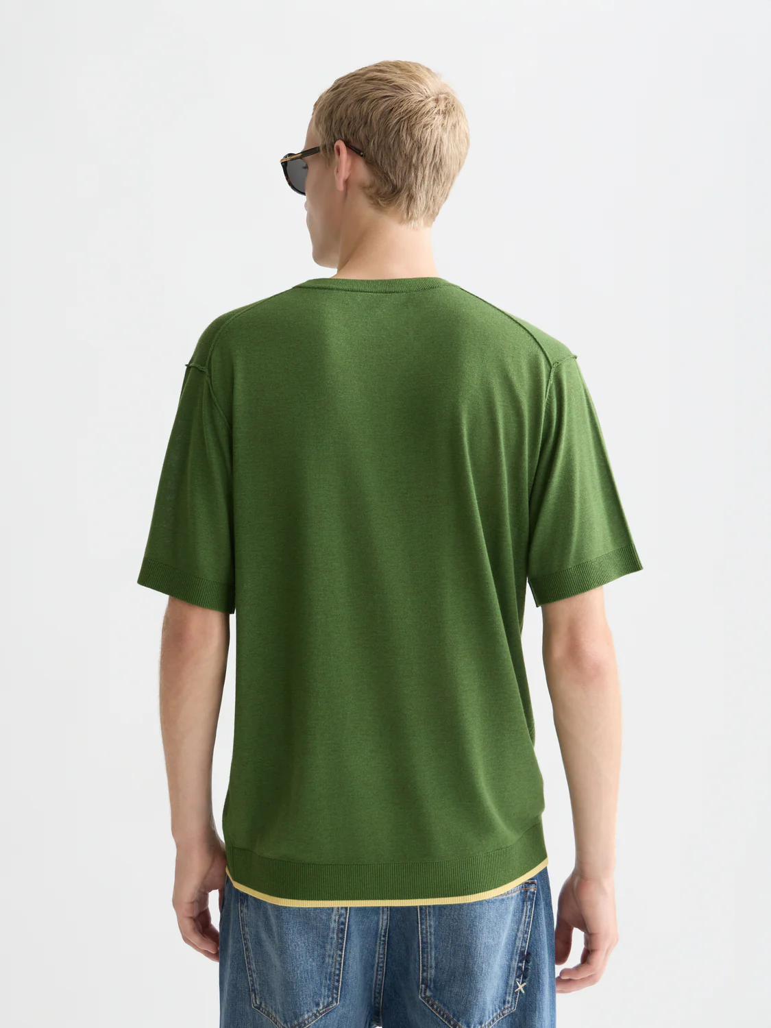 Knitted relaxed T-shirt - Image 4